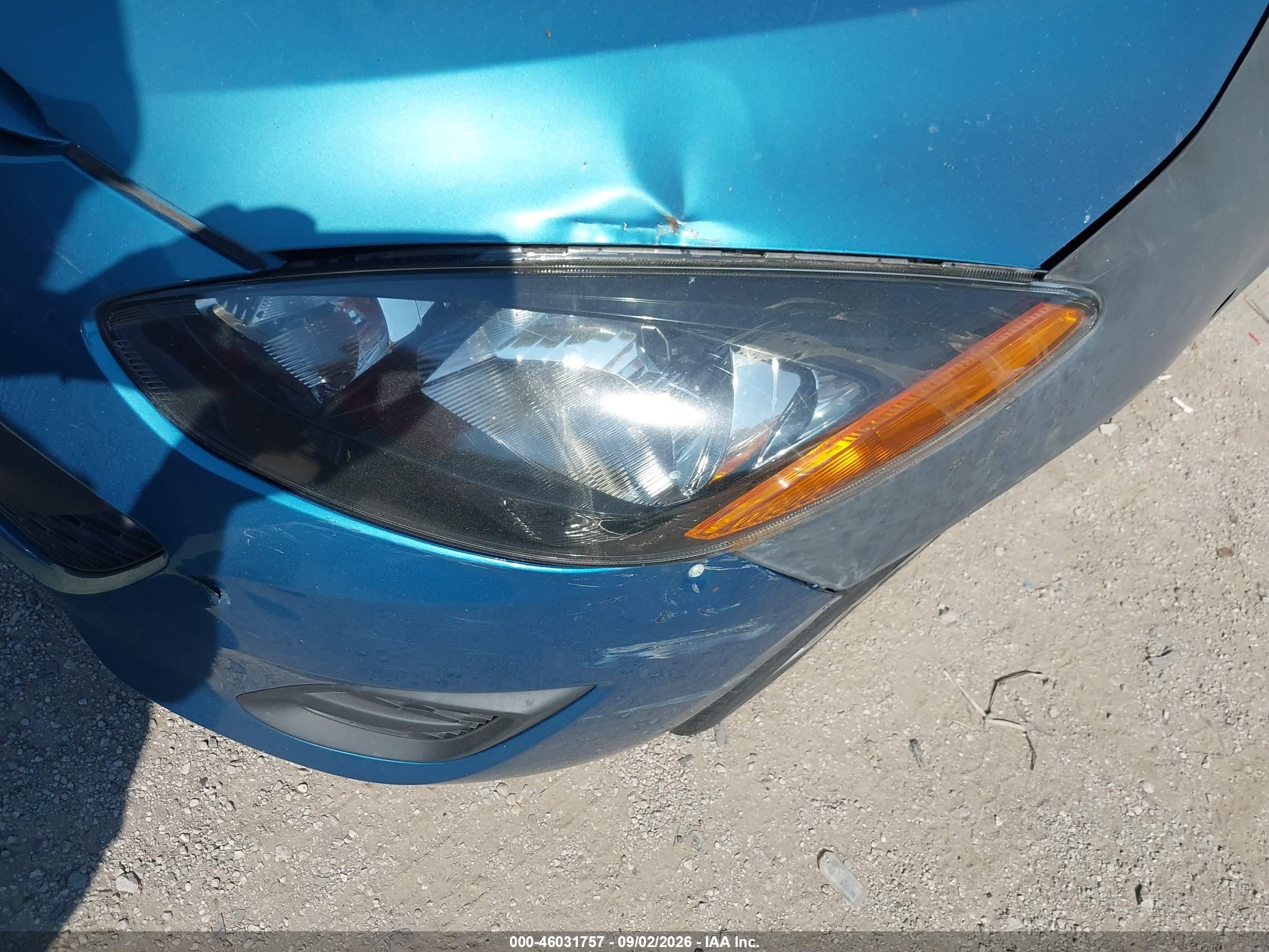 2012 Mazda Mazda2 Sport Blue vin: JM1DE1KZ1C0138476