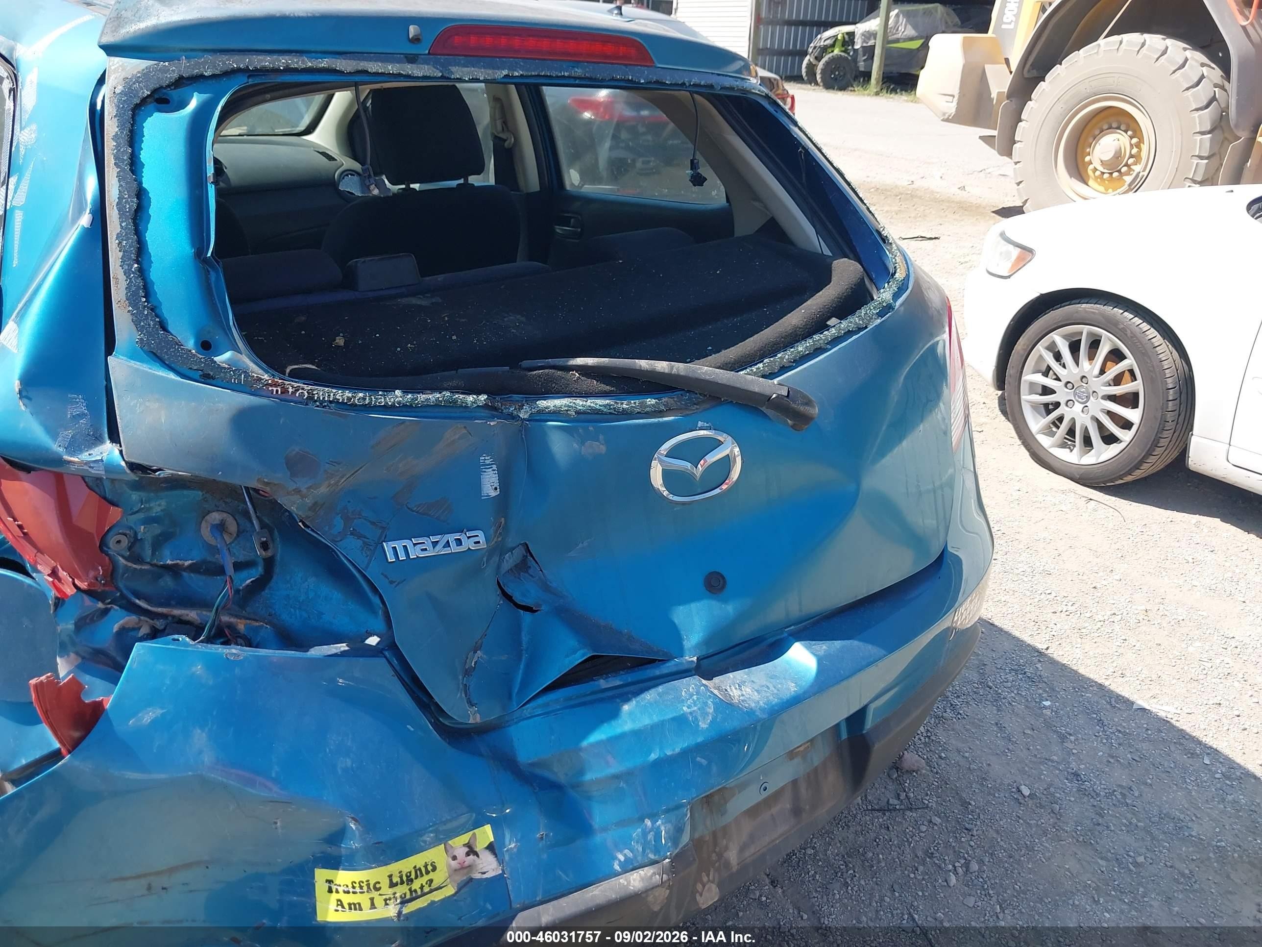 2012 Mazda Mazda2 Sport Blue vin: JM1DE1KZ1C0138476