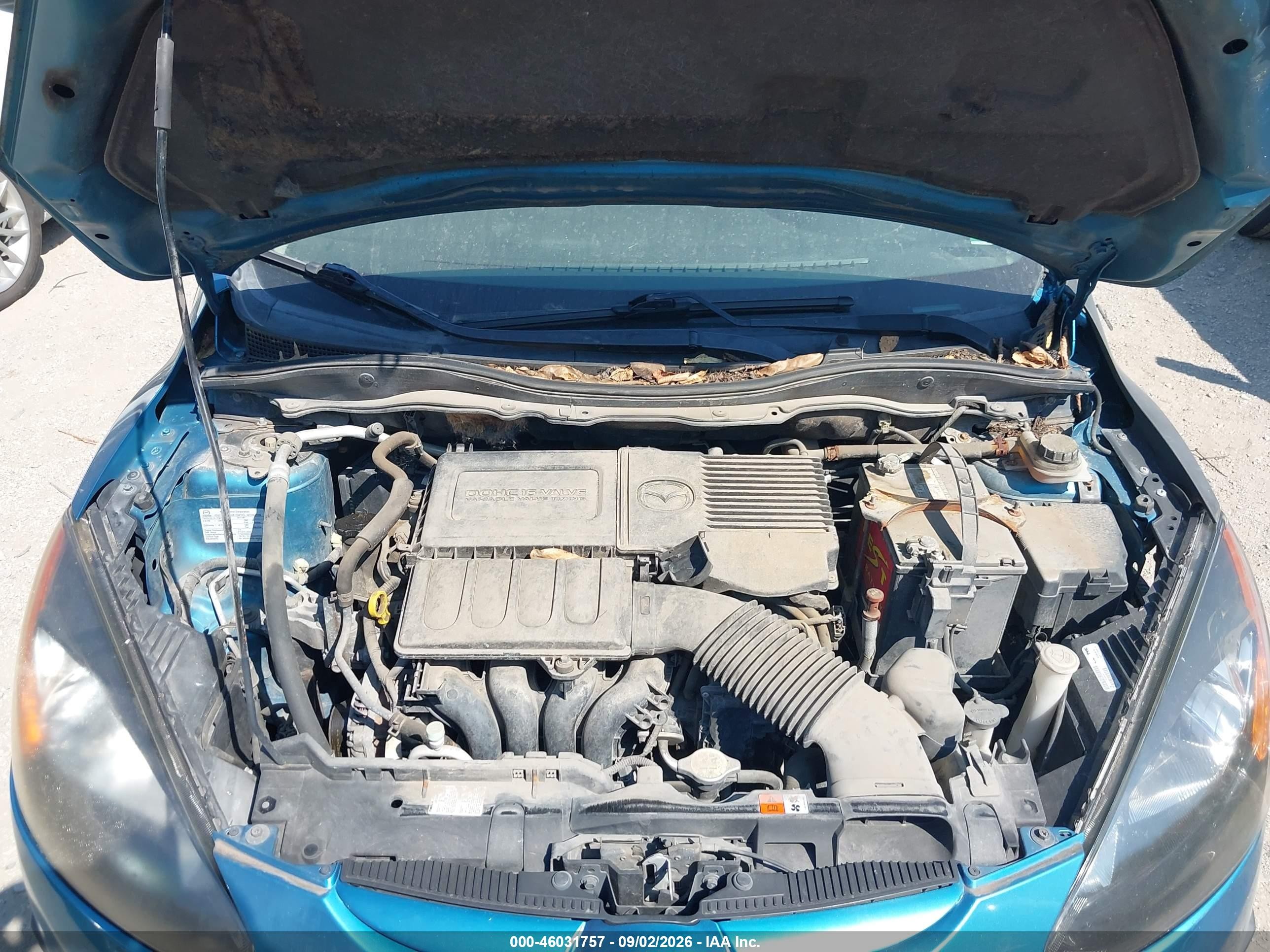 2012 Mazda Mazda2 Sport Blue vin: JM1DE1KZ1C0138476