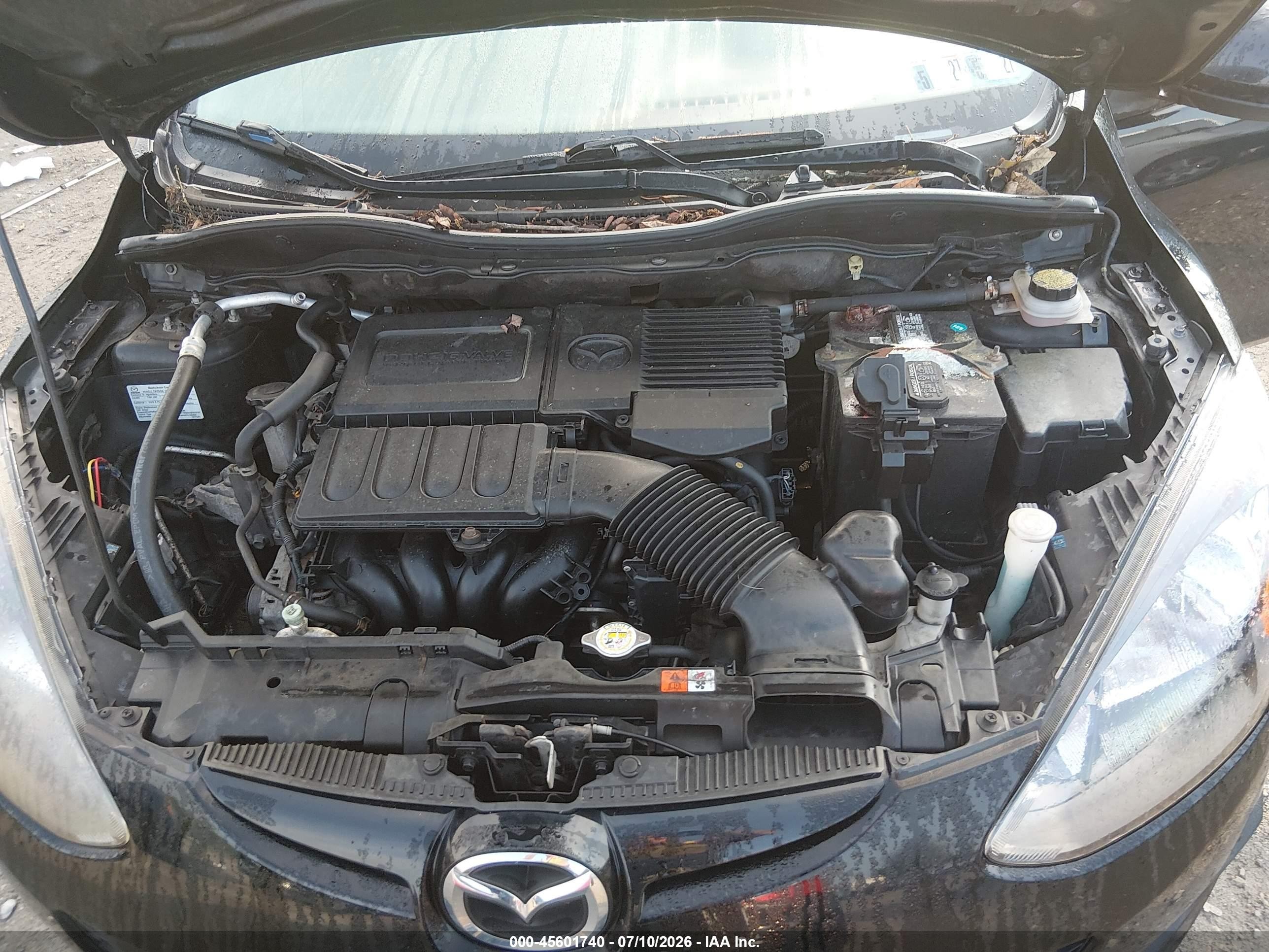 2012 Mazda Mazda2 Sport Black vin: JM1DE1KZ1C0150188