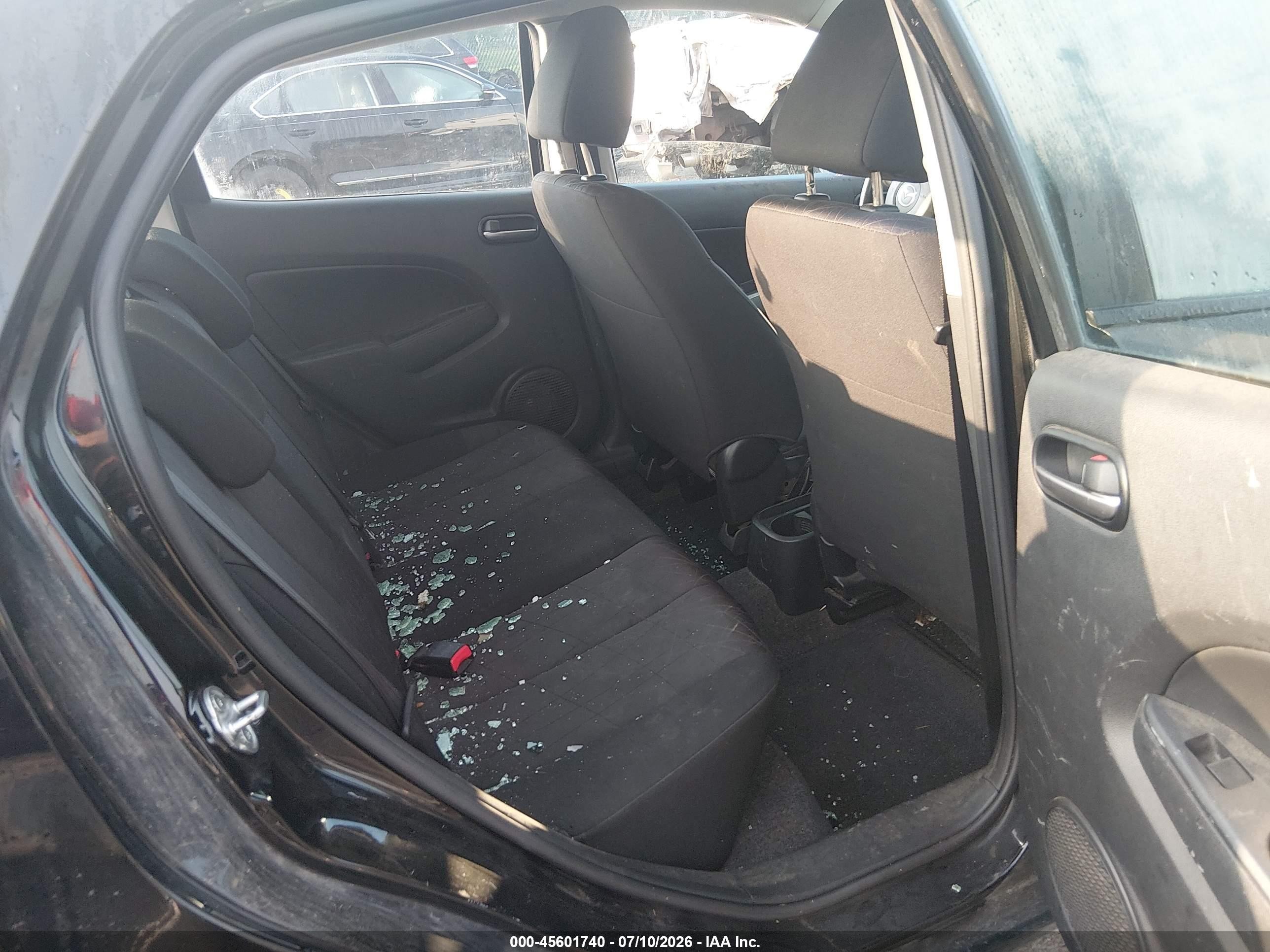 2012 Mazda Mazda2 Sport Black vin: JM1DE1KZ1C0150188