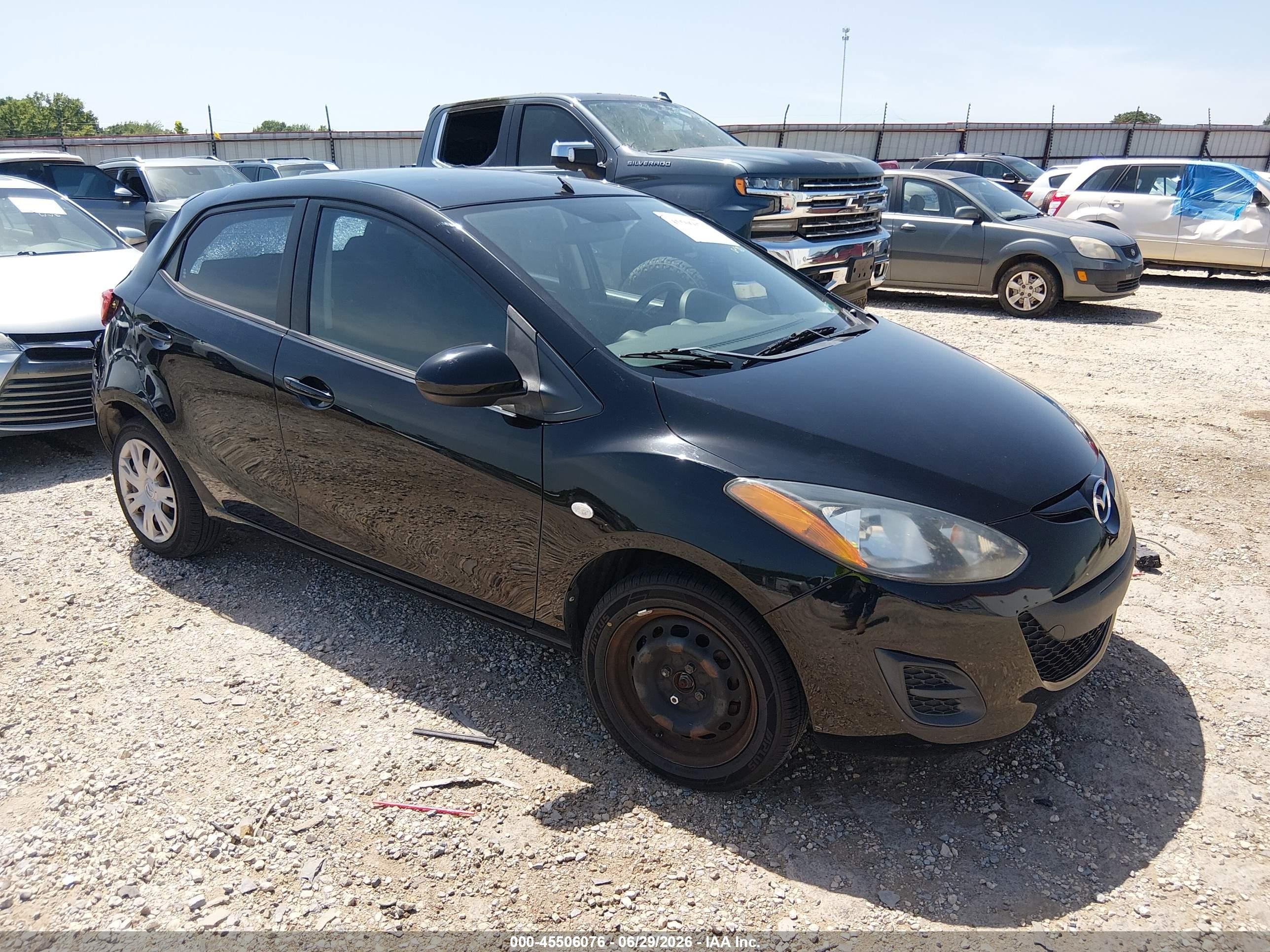 2012 Mazda Mazda2 Sport Black vin: JM1DE1KZ1C0151518