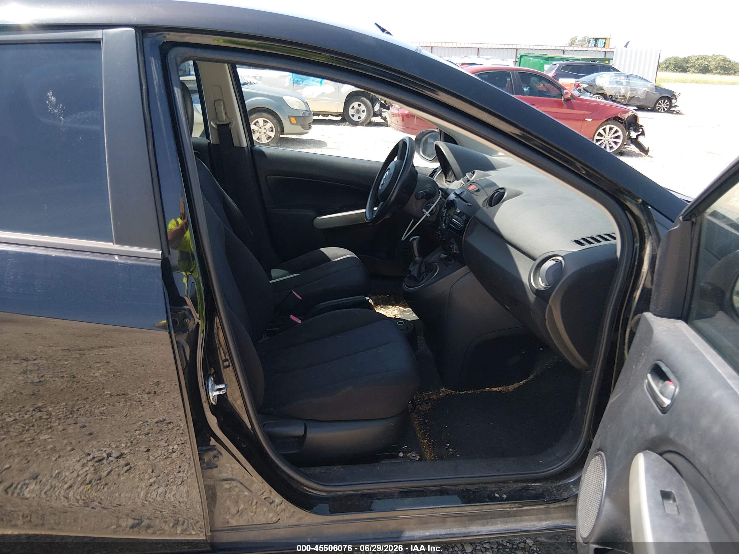2012 Mazda Mazda2 Sport Black vin: JM1DE1KZ1C0151518