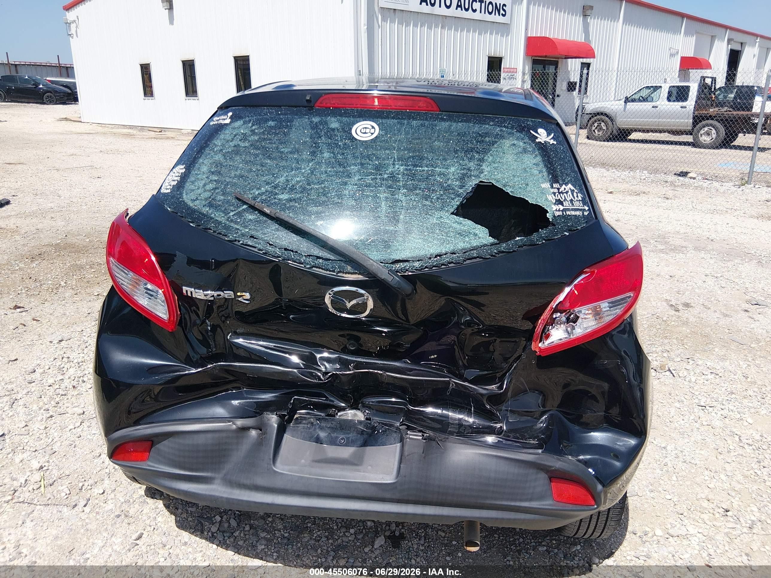 2012 Mazda Mazda2 Sport Black vin: JM1DE1KZ1C0151518