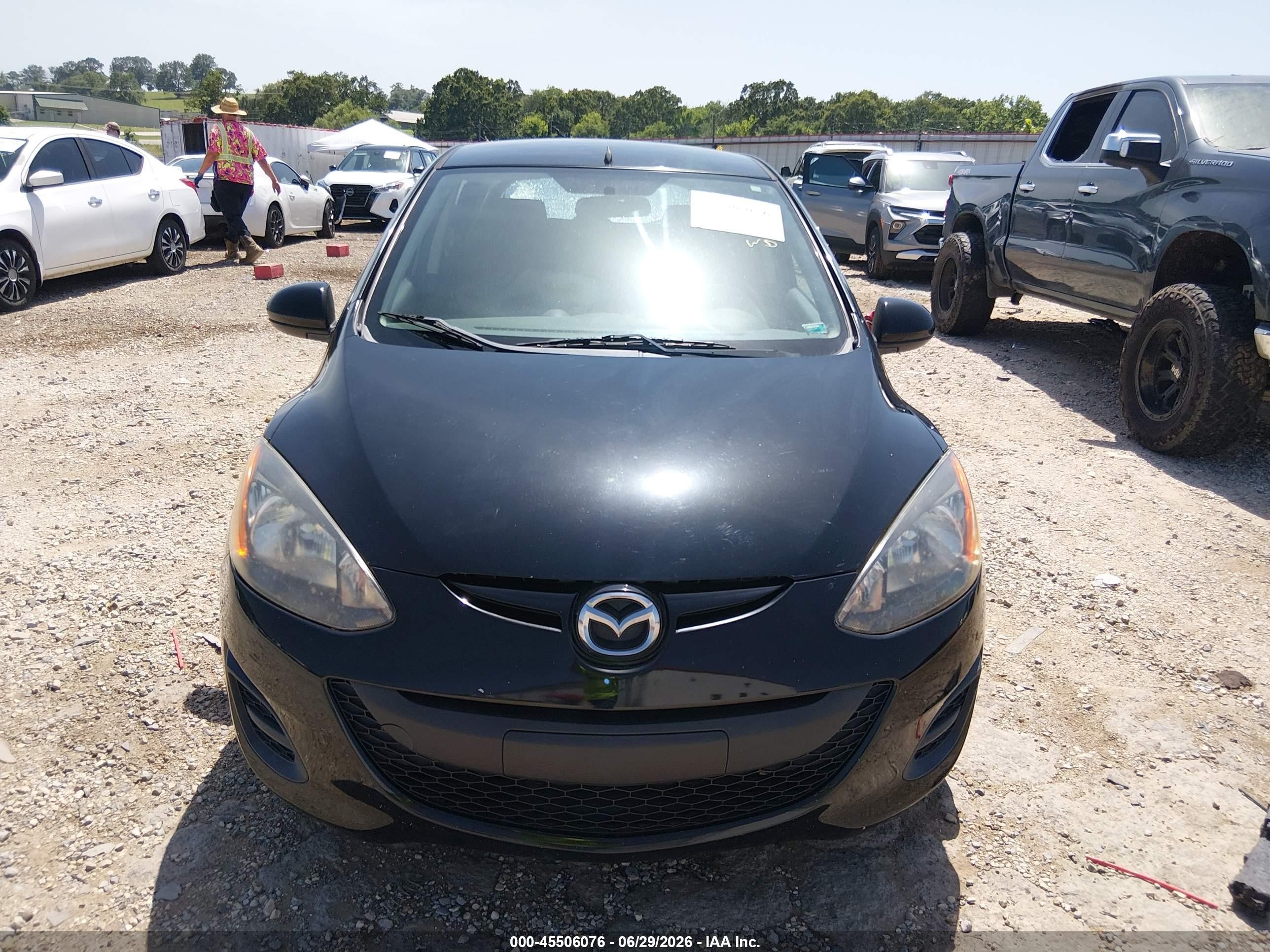 2012 Mazda Mazda2 Sport Black vin: JM1DE1KZ1C0151518