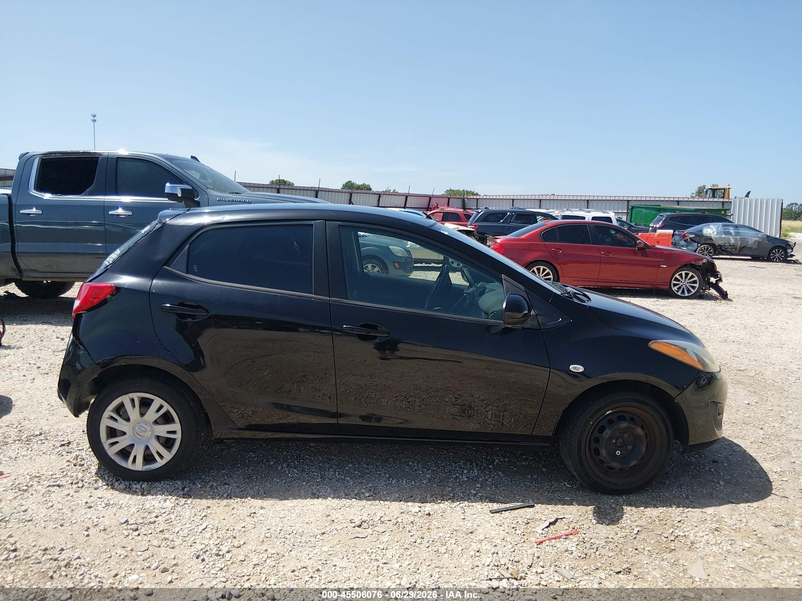 2012 Mazda Mazda2 Sport Black vin: JM1DE1KZ1C0151518