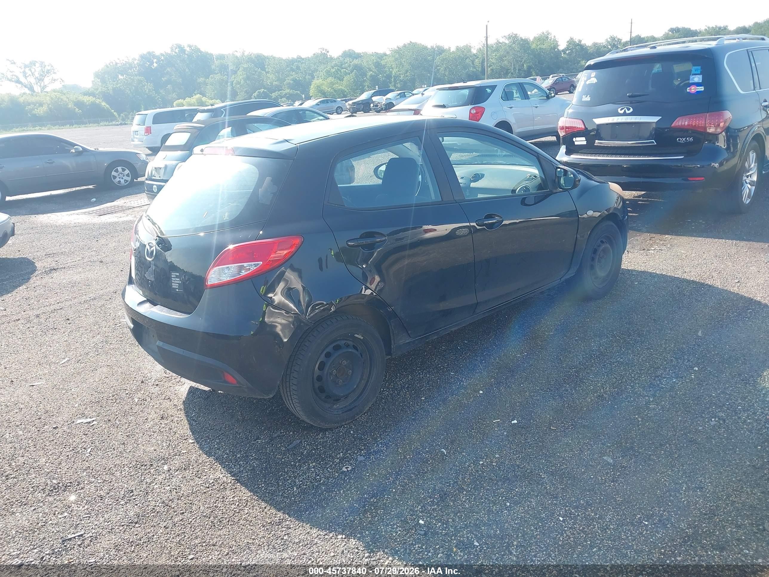 2013 Mazda Mazda2 Sport Black vin: JM1DE1KZ1D0159944