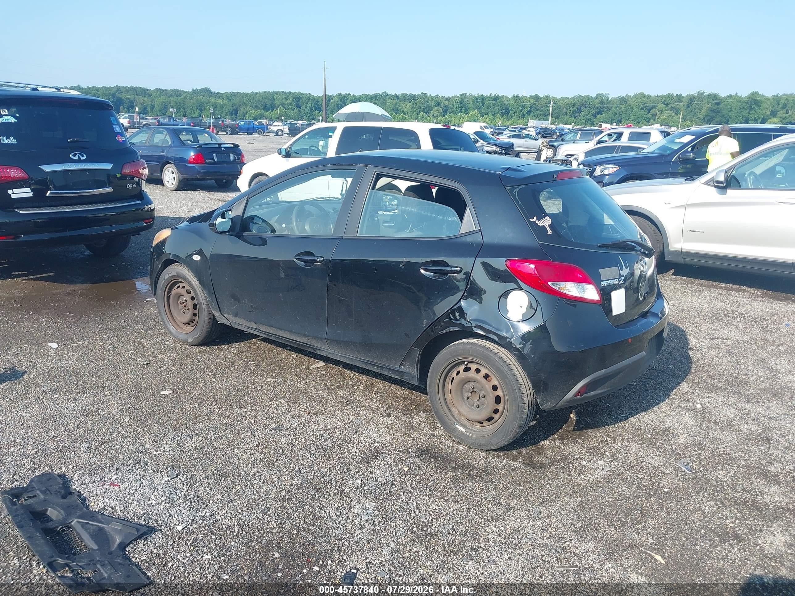 2013 Mazda Mazda2 Sport Black vin: JM1DE1KZ1D0159944
