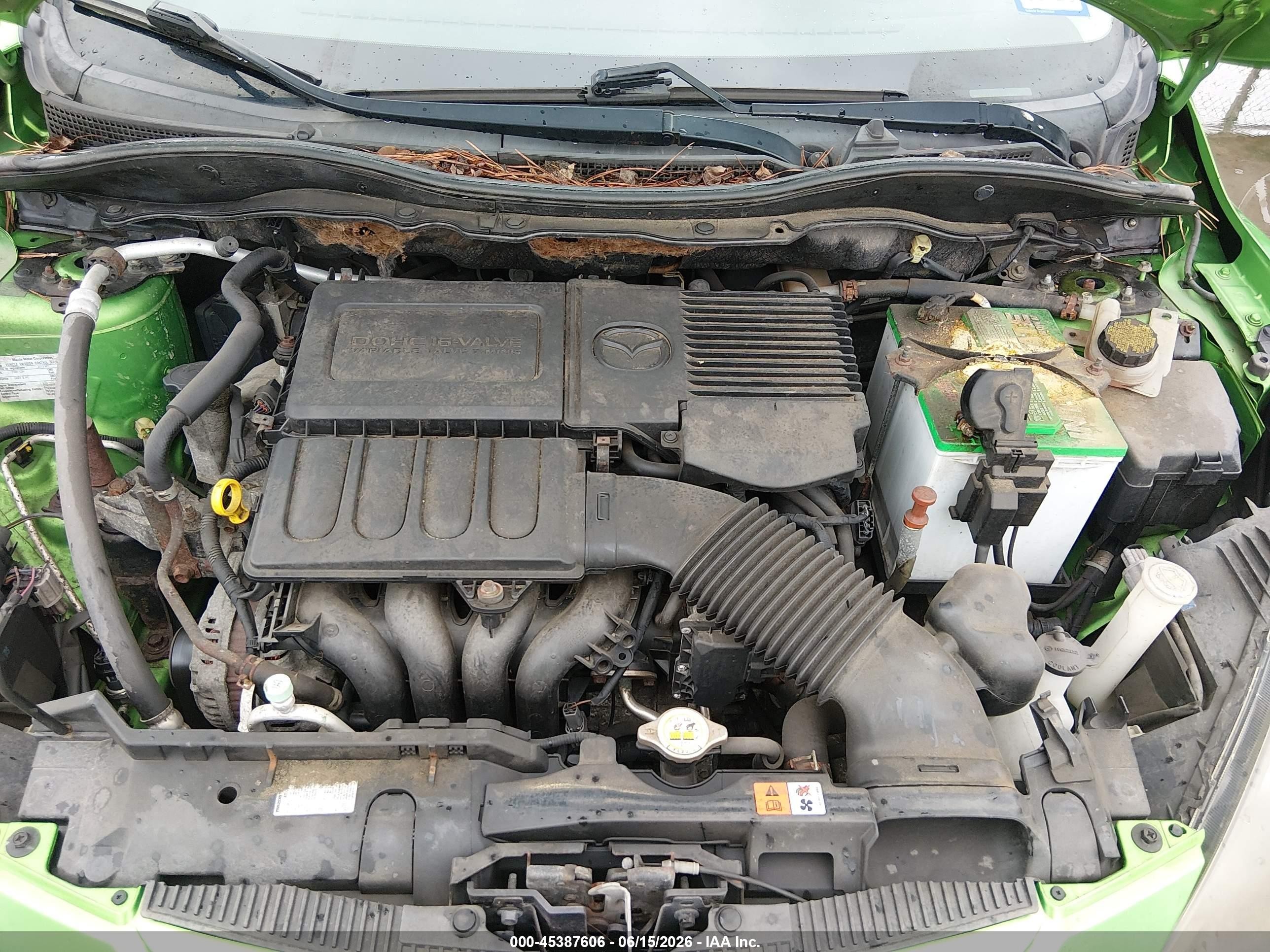 2013 Mazda Mazda2 Sport Зеленый vin: JM1DE1KZ1D0165663