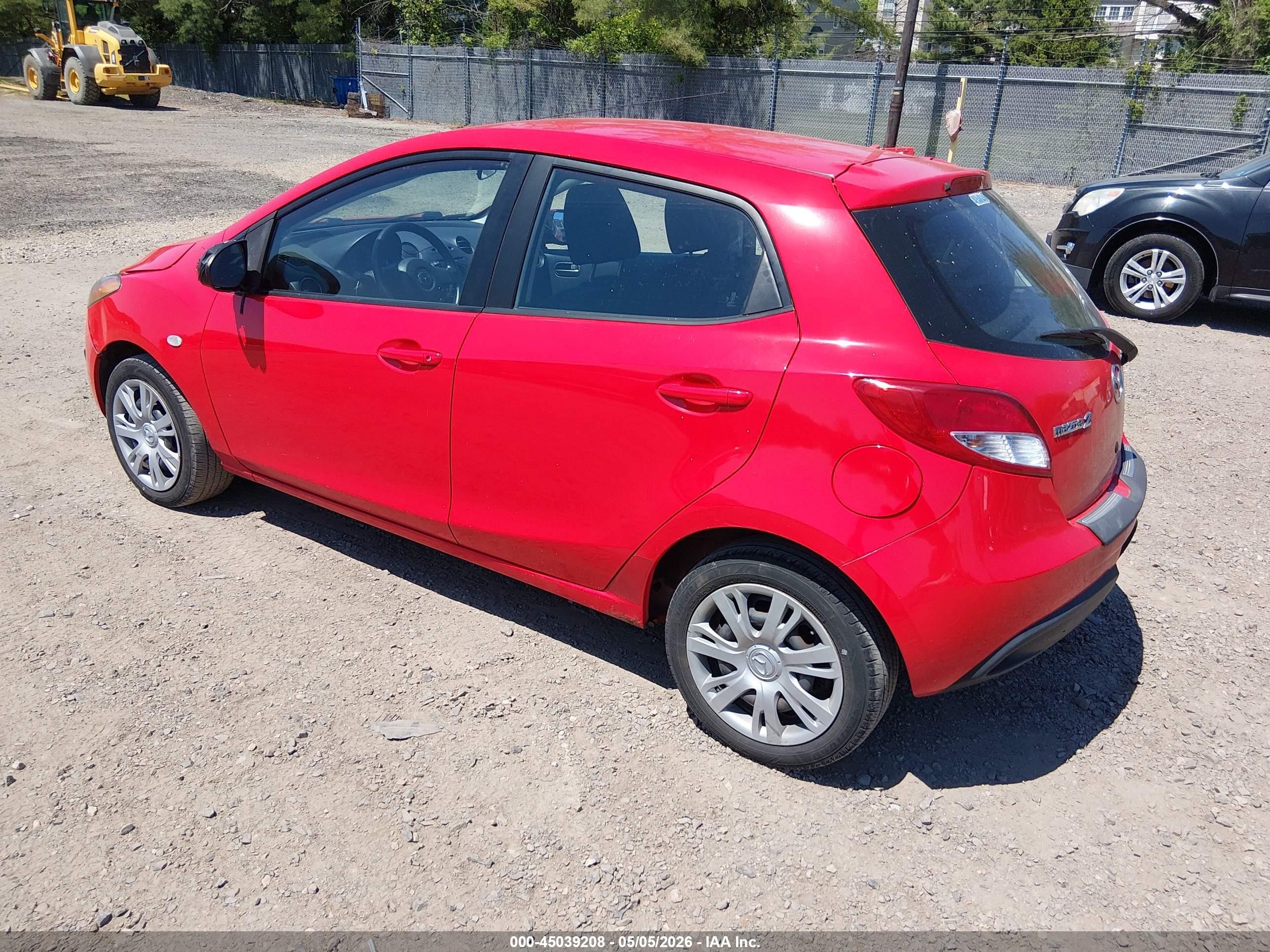 2012 Mazda Mazda2 Sport Красный vin: JM1DE1KZ2C0131813