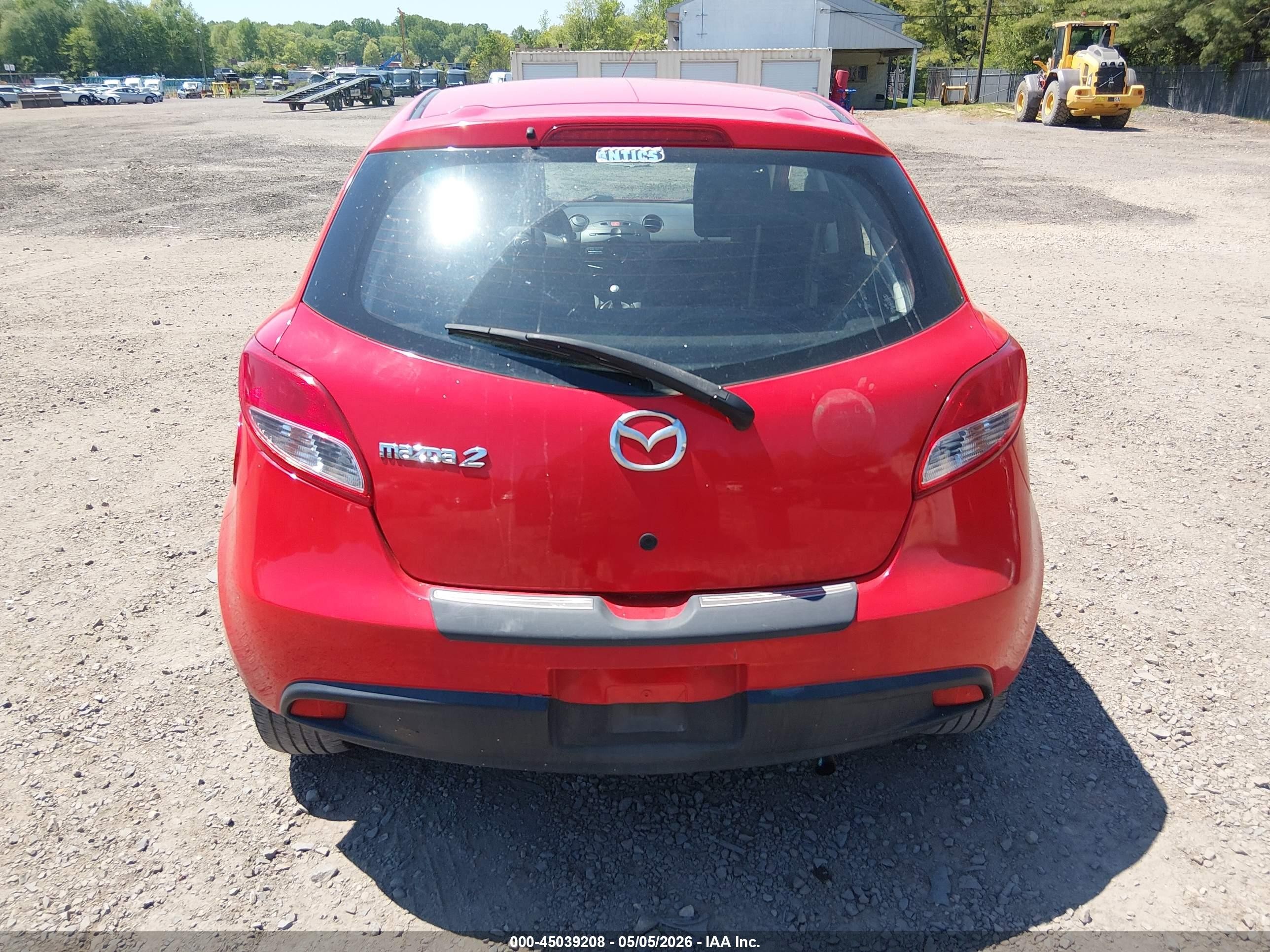 2012 Mazda Mazda2 Sport Красный vin: JM1DE1KZ2C0131813