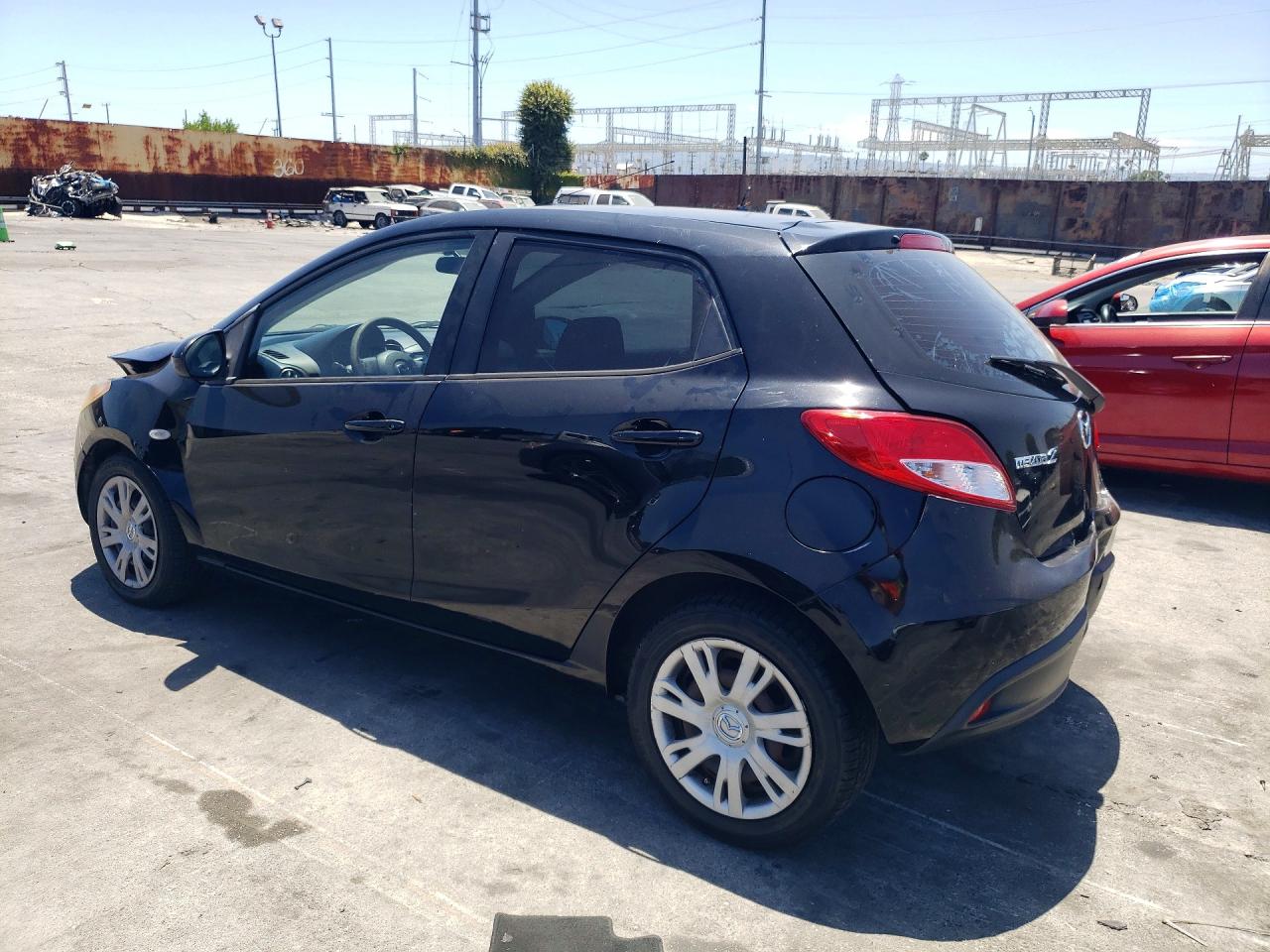 2012 Mazda Mazda2 Black vin: JM1DE1KZ2C0133979