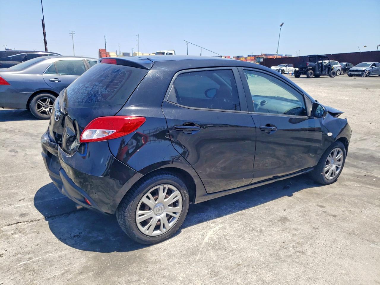 2012 Mazda Mazda2 Black vin: JM1DE1KZ2C0133979