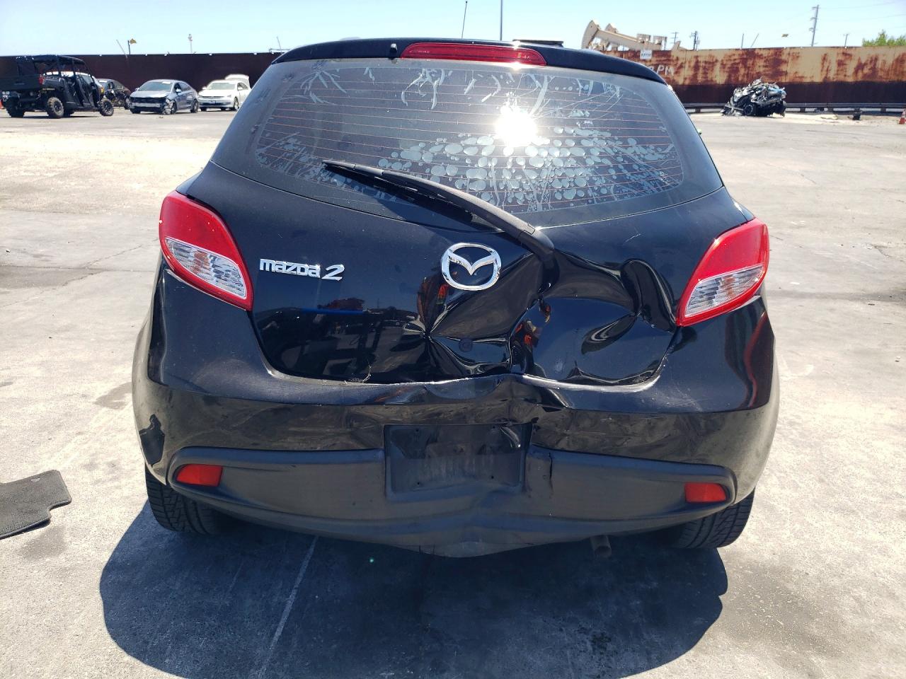 2012 Mazda Mazda2 Black vin: JM1DE1KZ2C0133979