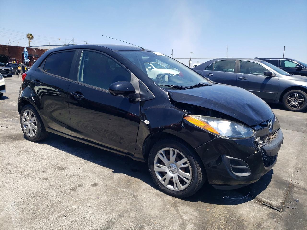 2012 Mazda Mazda2 Black vin: JM1DE1KZ2C0133979