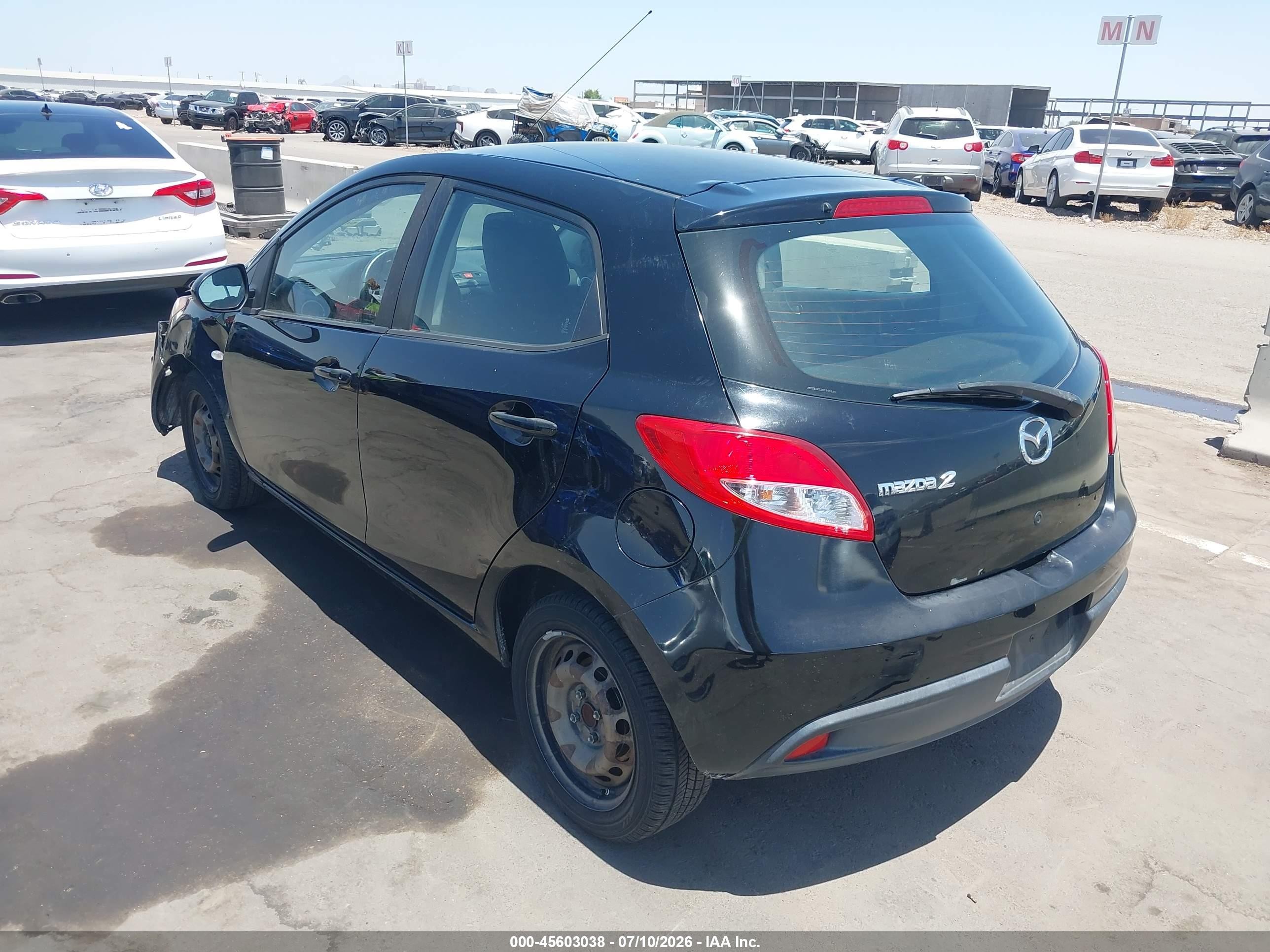 2012 Mazda Mazda2 Sport Black vin: JM1DE1KZ2C0145159