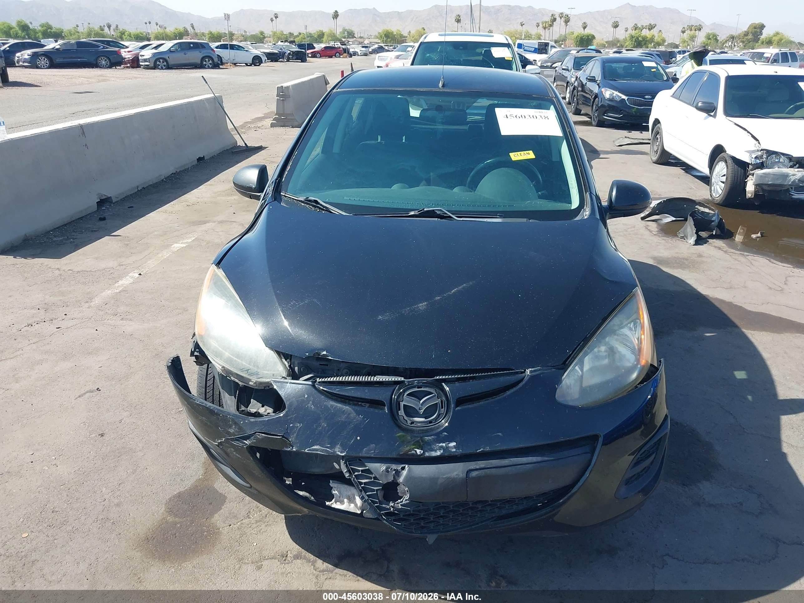 2012 Mazda Mazda2 Sport Black vin: JM1DE1KZ2C0145159