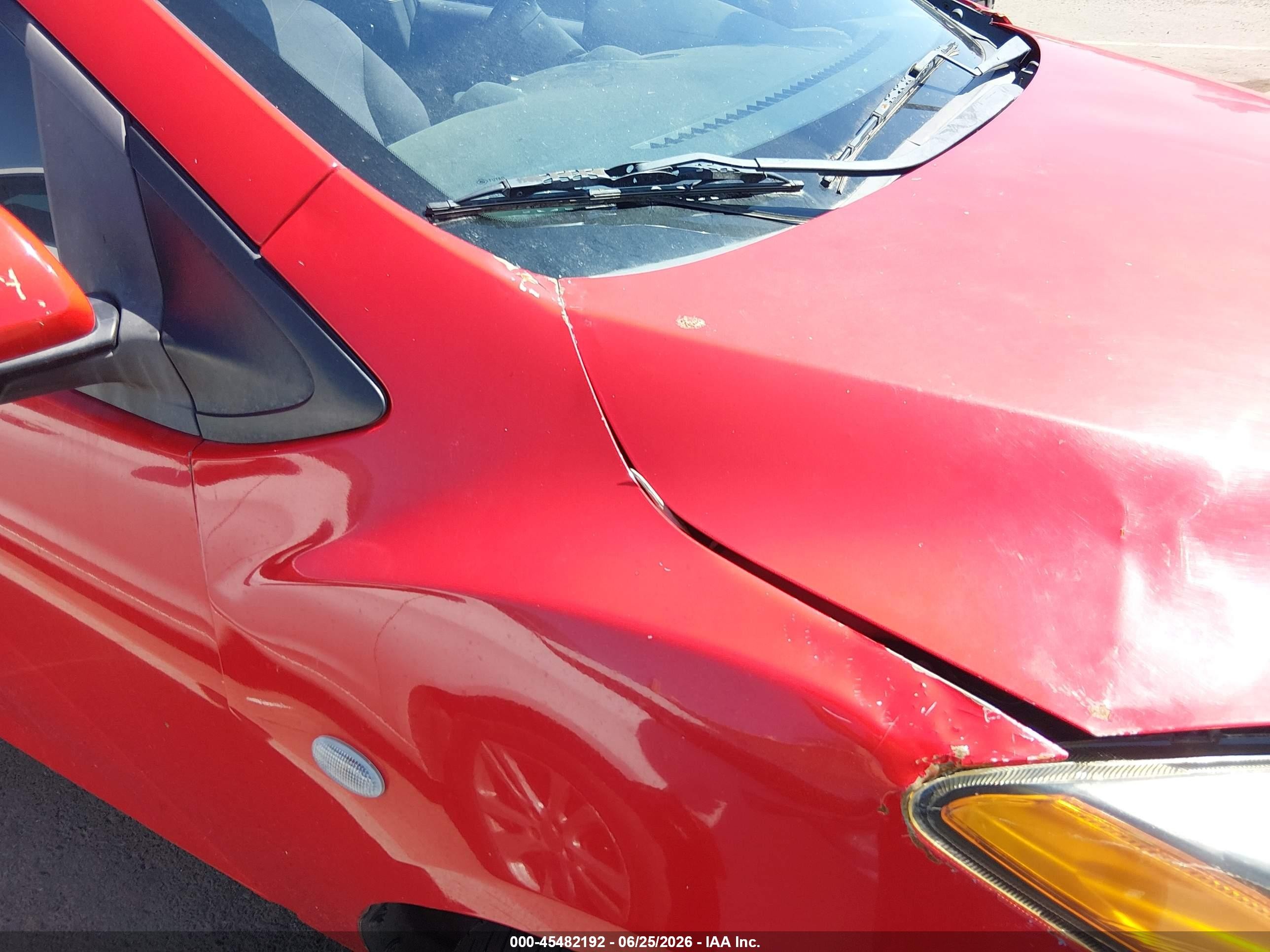 2013 Mazda Mazda2 Sport Red vin: JM1DE1KZ2D0169270