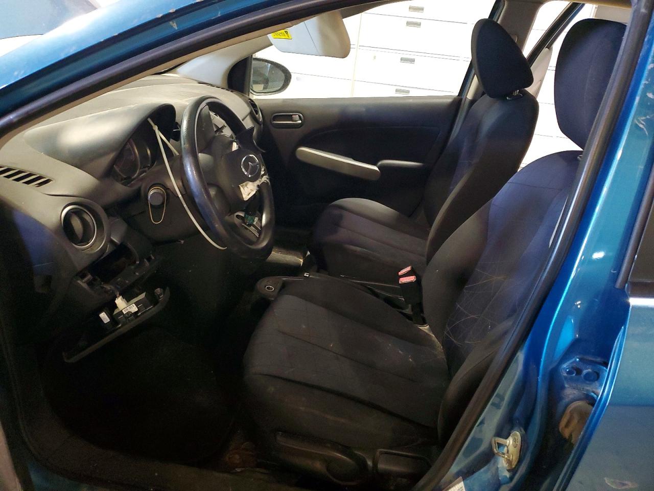 2012 Mazda Mazda2 Blue vin: JM1DE1KZ3C0135465