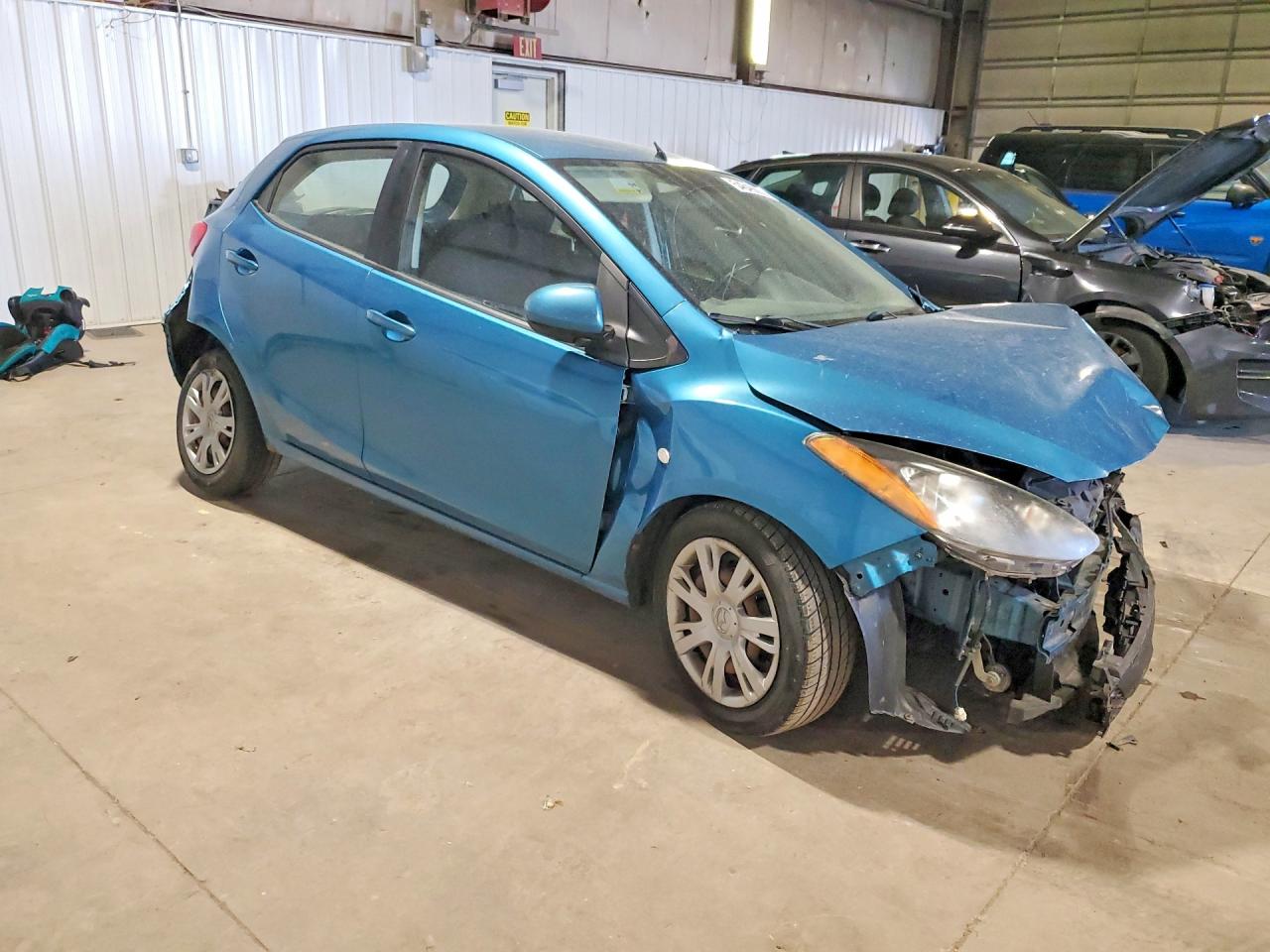 2012 Mazda Mazda2 Blue vin: JM1DE1KZ3C0135465