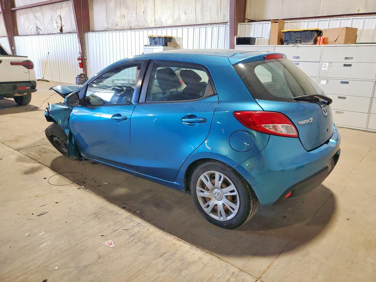 2012 Mazda Mazda2 Blue vin: JM1DE1KZ3C0135465