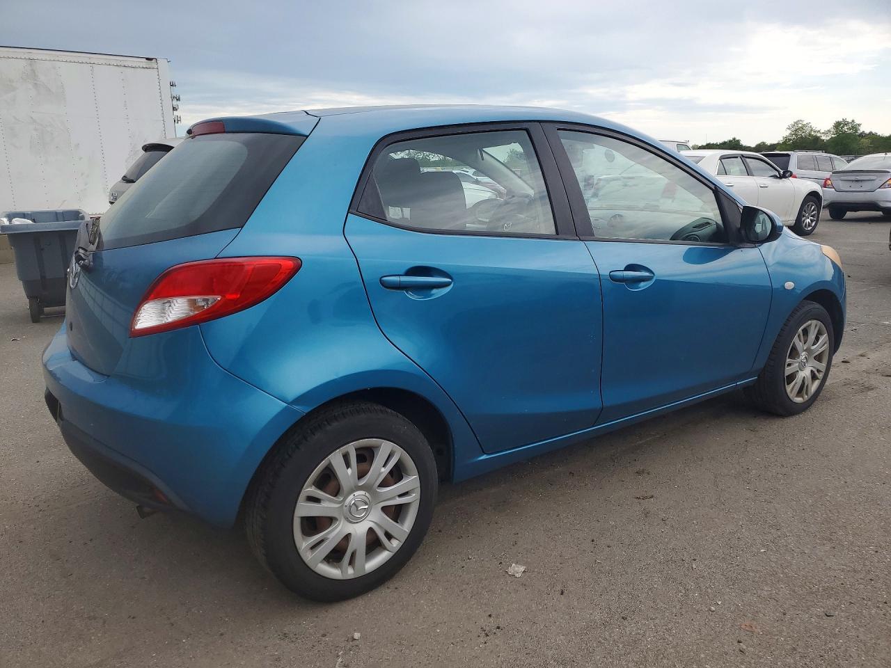 2012 Mazda Mazda2 Teal vin: JM1DE1KZ3C0146336