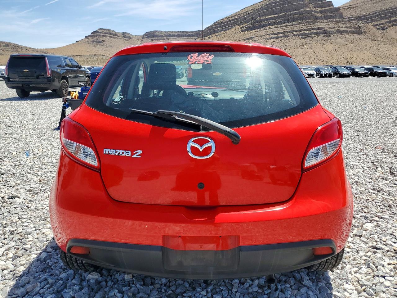 2014 Mazda Mazda2 Sport Красный vin: JM1DE1KZ3E0183258
