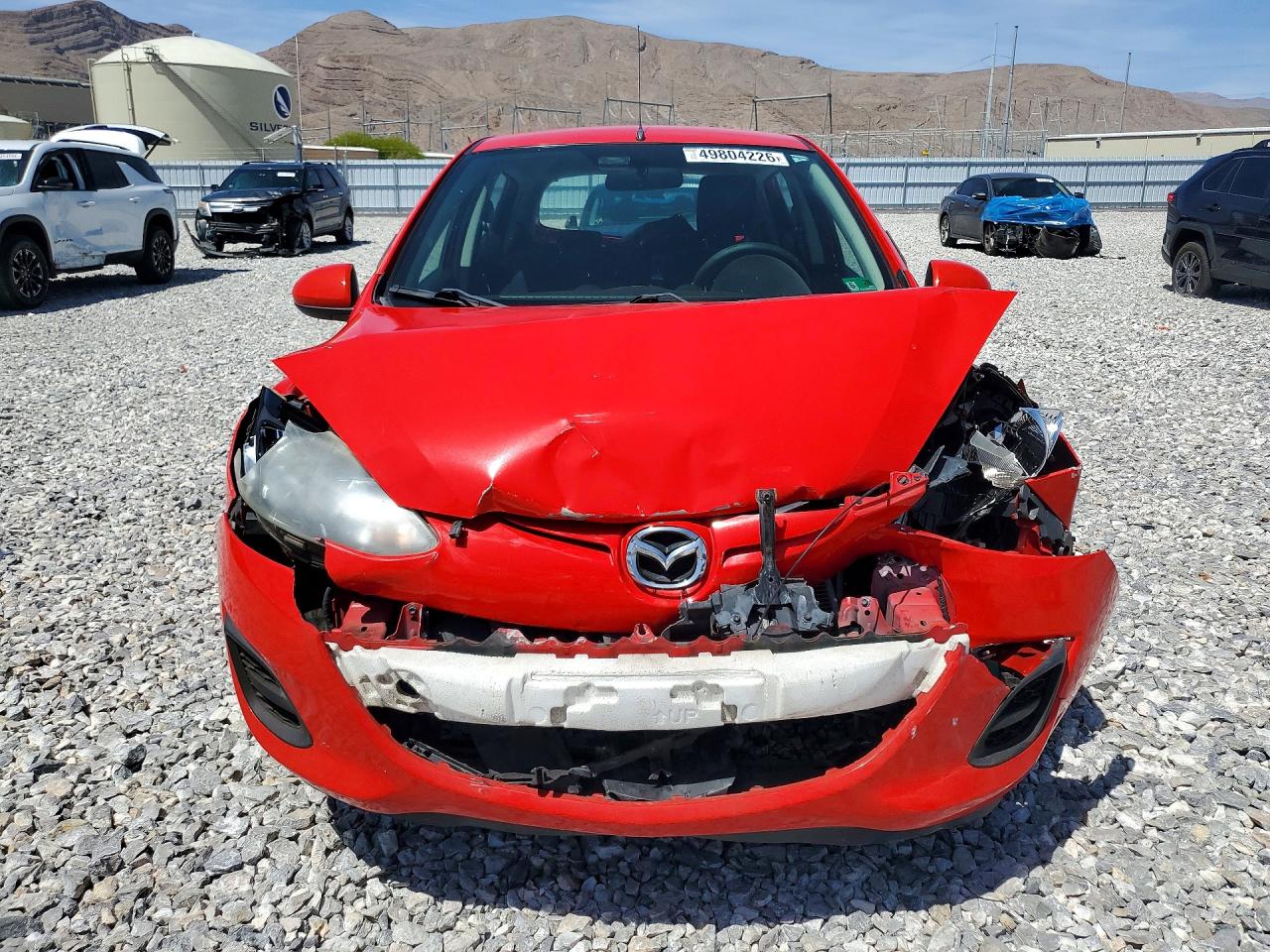 2014 Mazda Mazda2 Sport Красный vin: JM1DE1KZ3E0183258