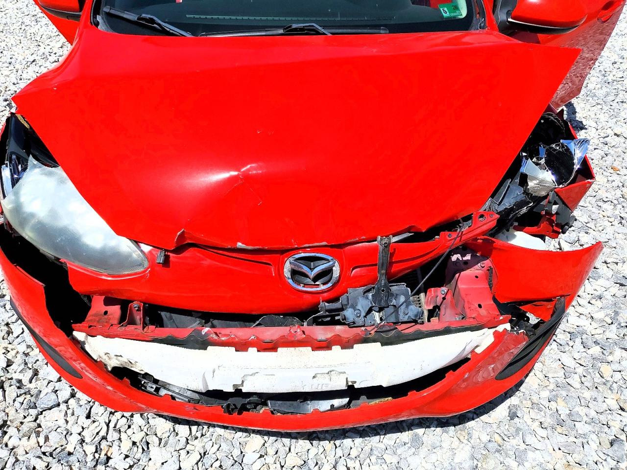 2014 Mazda Mazda2 Sport Красный vin: JM1DE1KZ3E0183258
