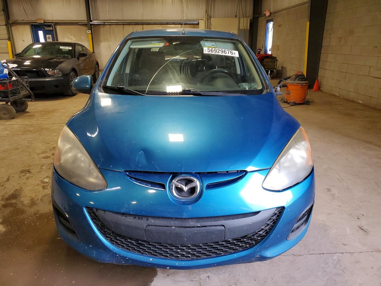 2012 Mazda Mazda2 Blue vin: JM1DE1KZ4C0140948