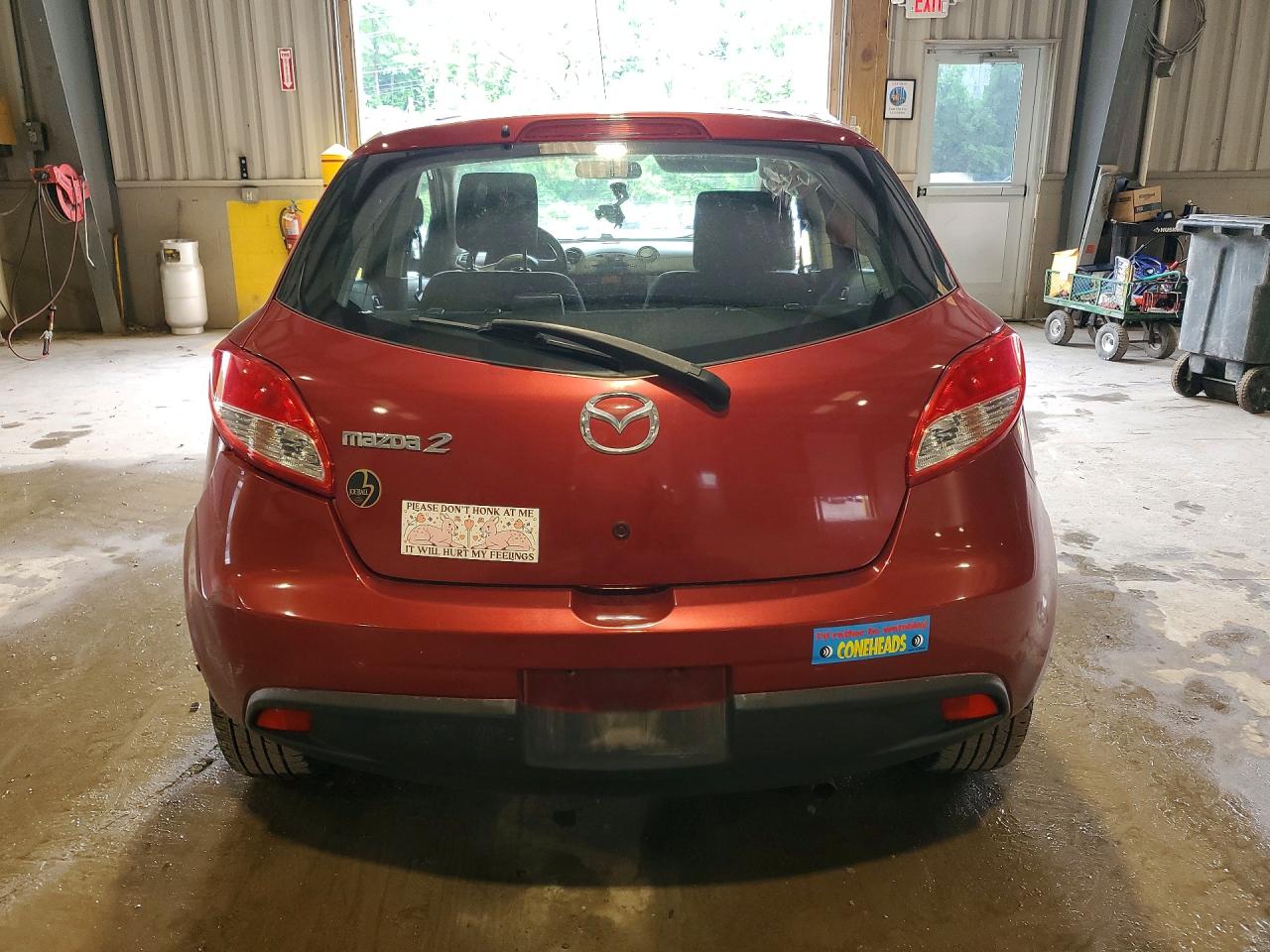 2014 Mazda Mazda2 Sport Red vin: JM1DE1KZ4E0173046