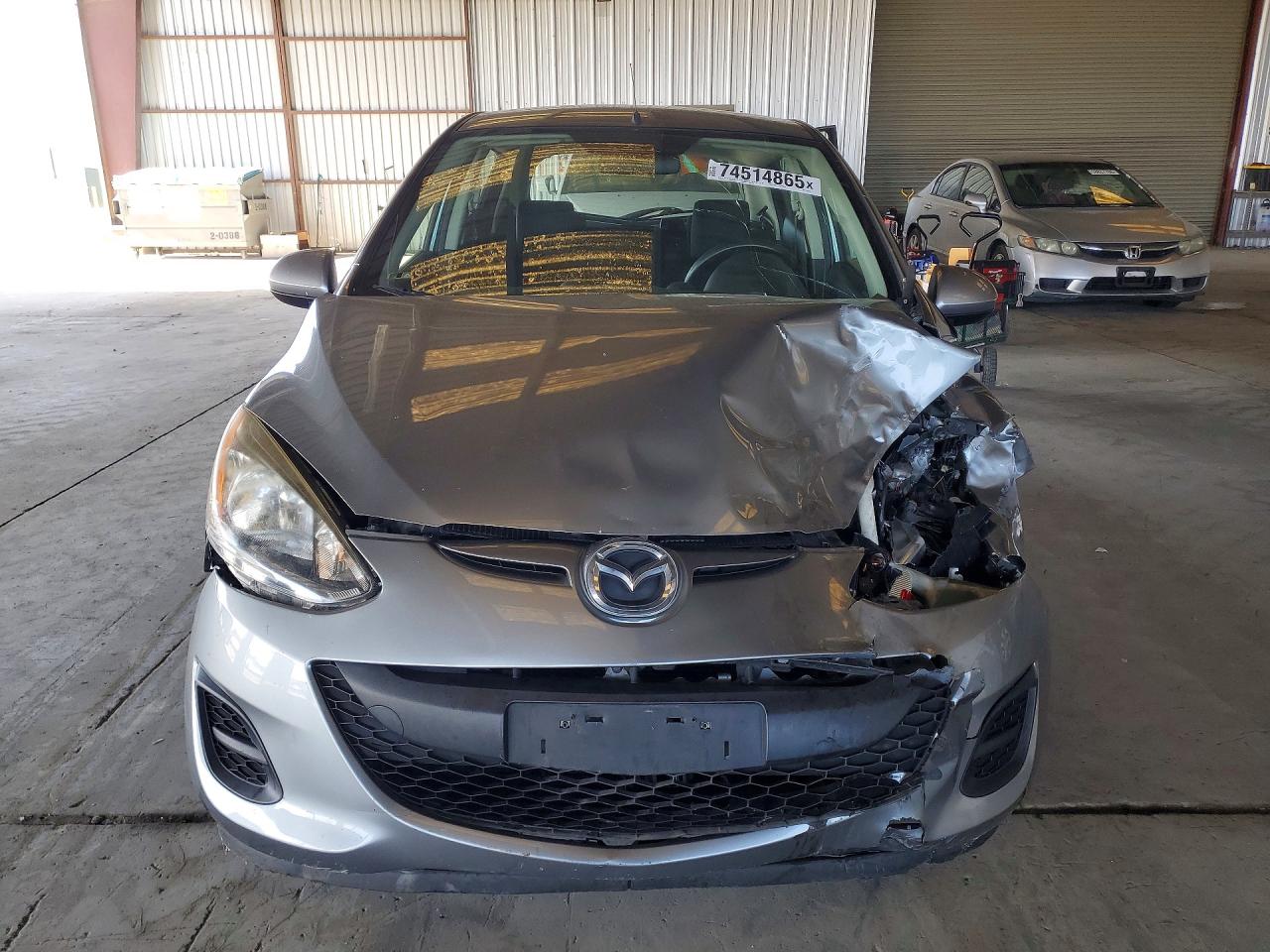 2014 Mazda Mazda2 Sport Silver vin: JM1DE1KZ4E0177033