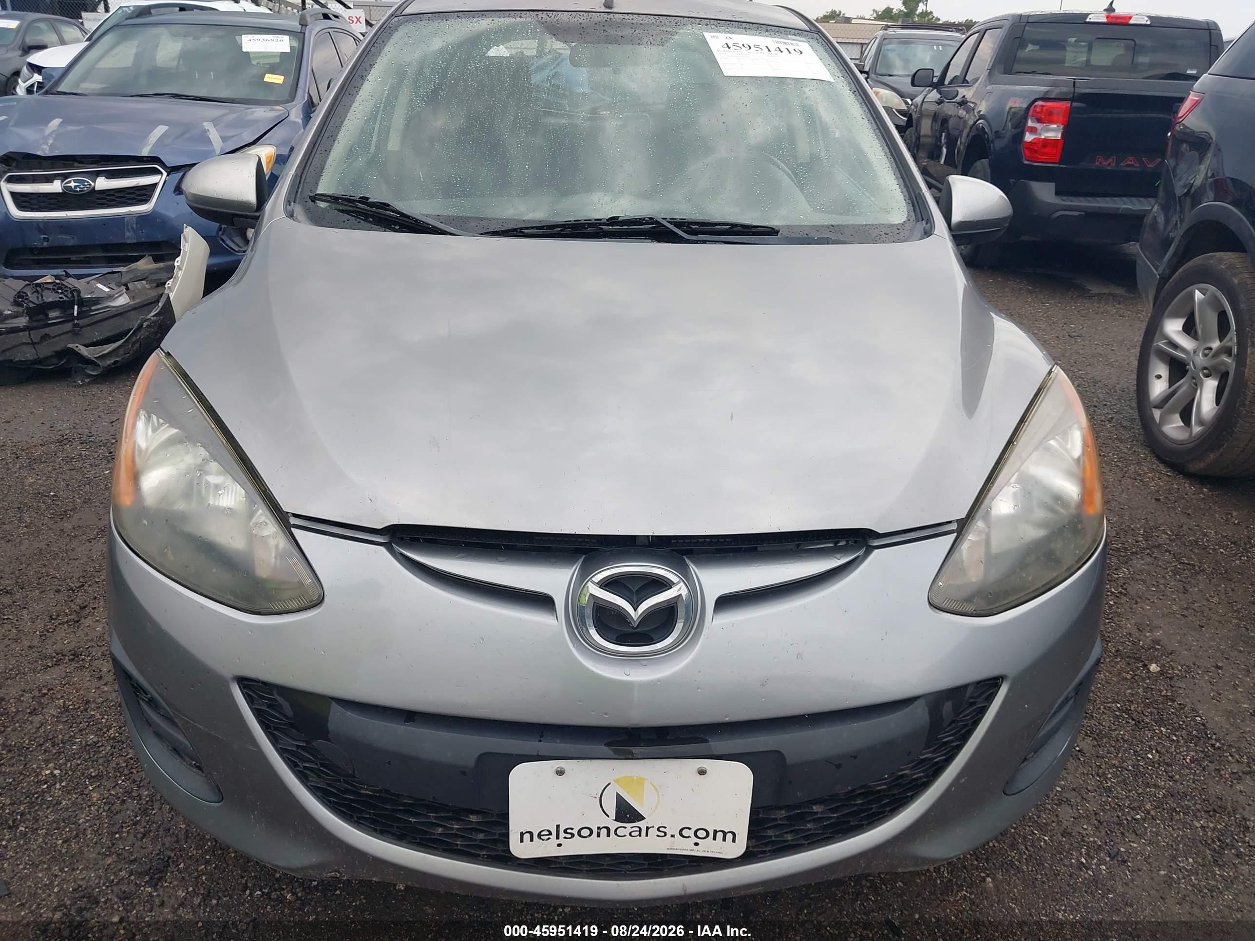 2014 Mazda Mazda2 Sport Серебряный vin: JM1DE1KZ4E0179302