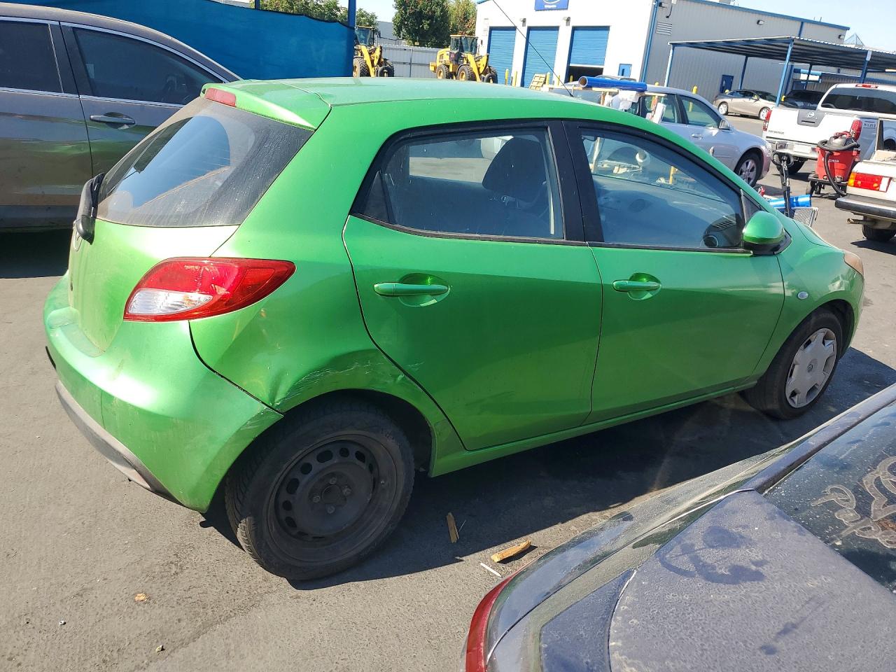 2012 Mazda Mazda2 Green vin: JM1DE1KZ5C0132664