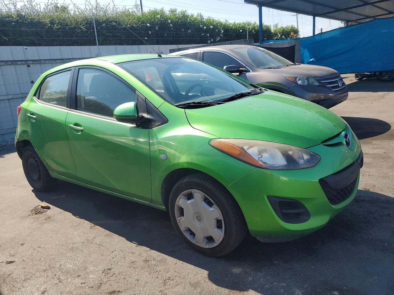 2012 Mazda Mazda2 Green vin: JM1DE1KZ5C0132664