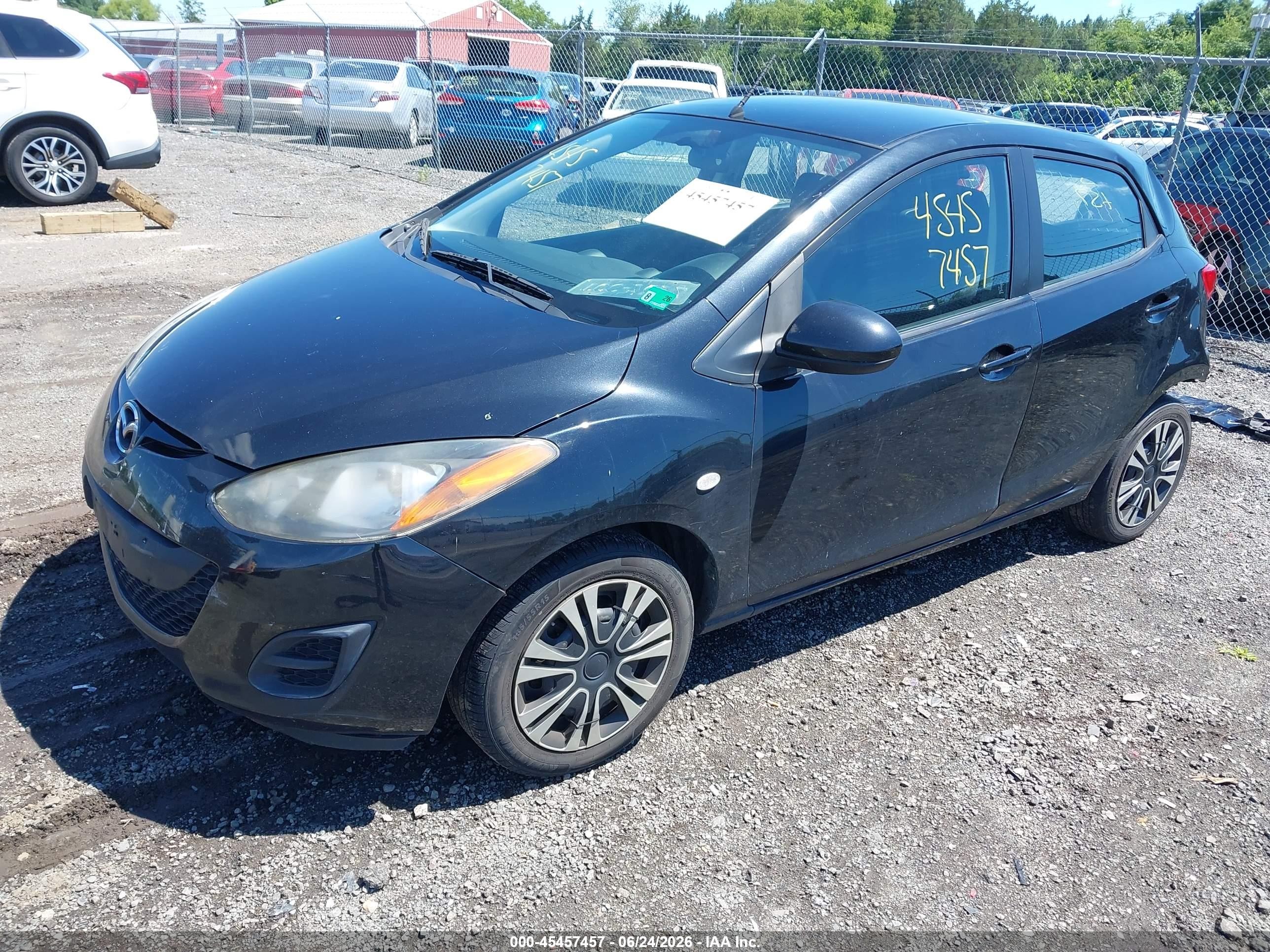 2014 Mazda Mazda2 Sport Black vin: JM1DE1KZ5E0181219