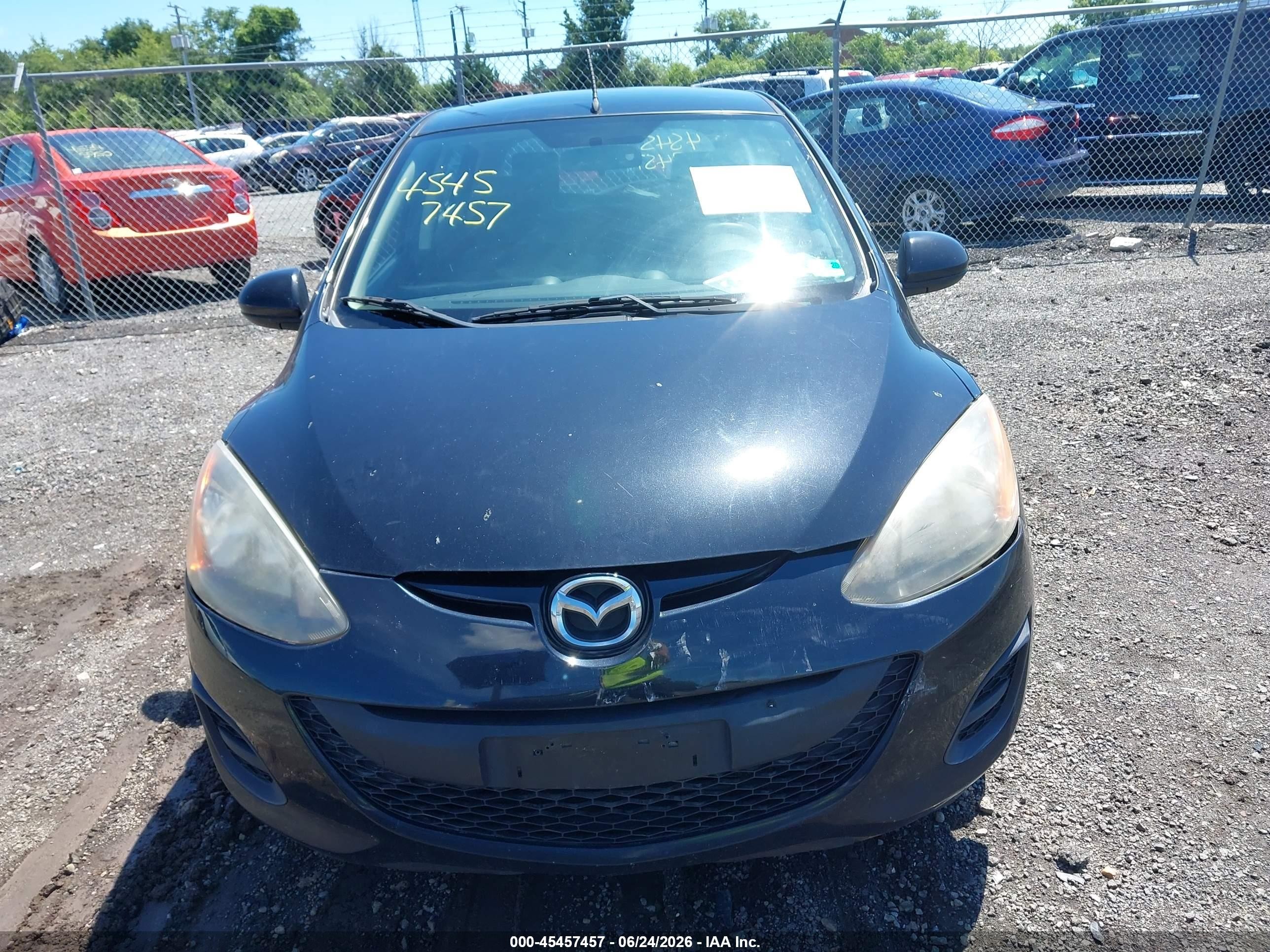2014 Mazda Mazda2 Sport Black vin: JM1DE1KZ5E0181219