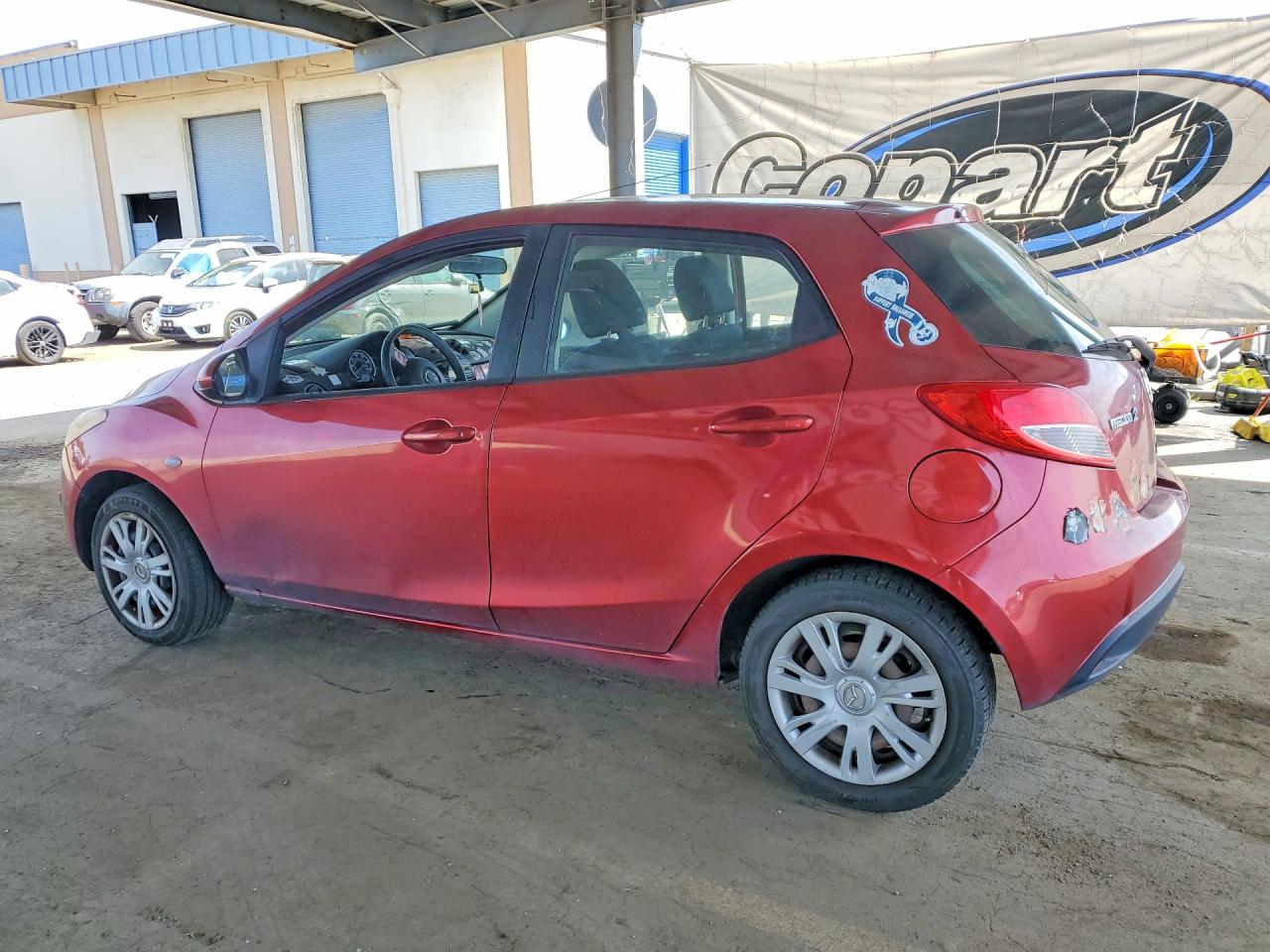 2014 Mazda Mazda2 Sport Бордовый vin: JM1DE1KZ6E0173212