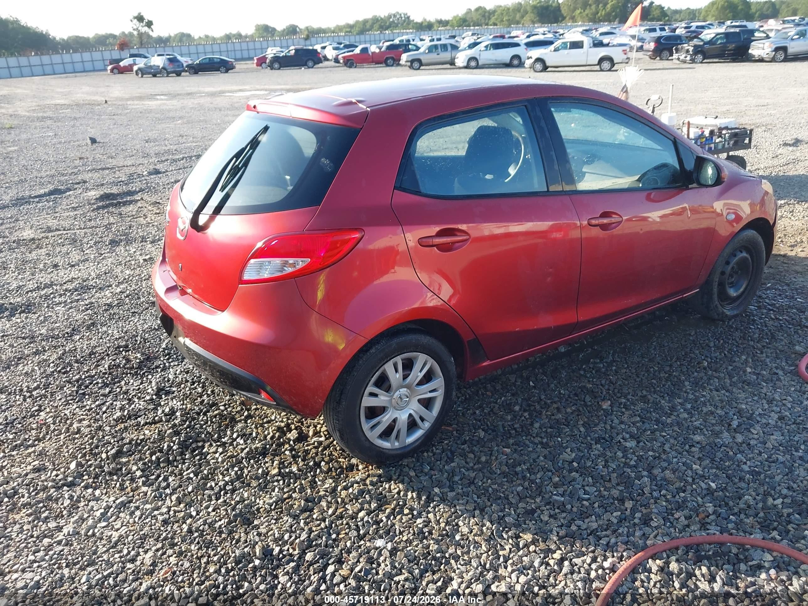 2014 Mazda Mazda2 Sport Maroon vin: JM1DE1KZ6E0173632