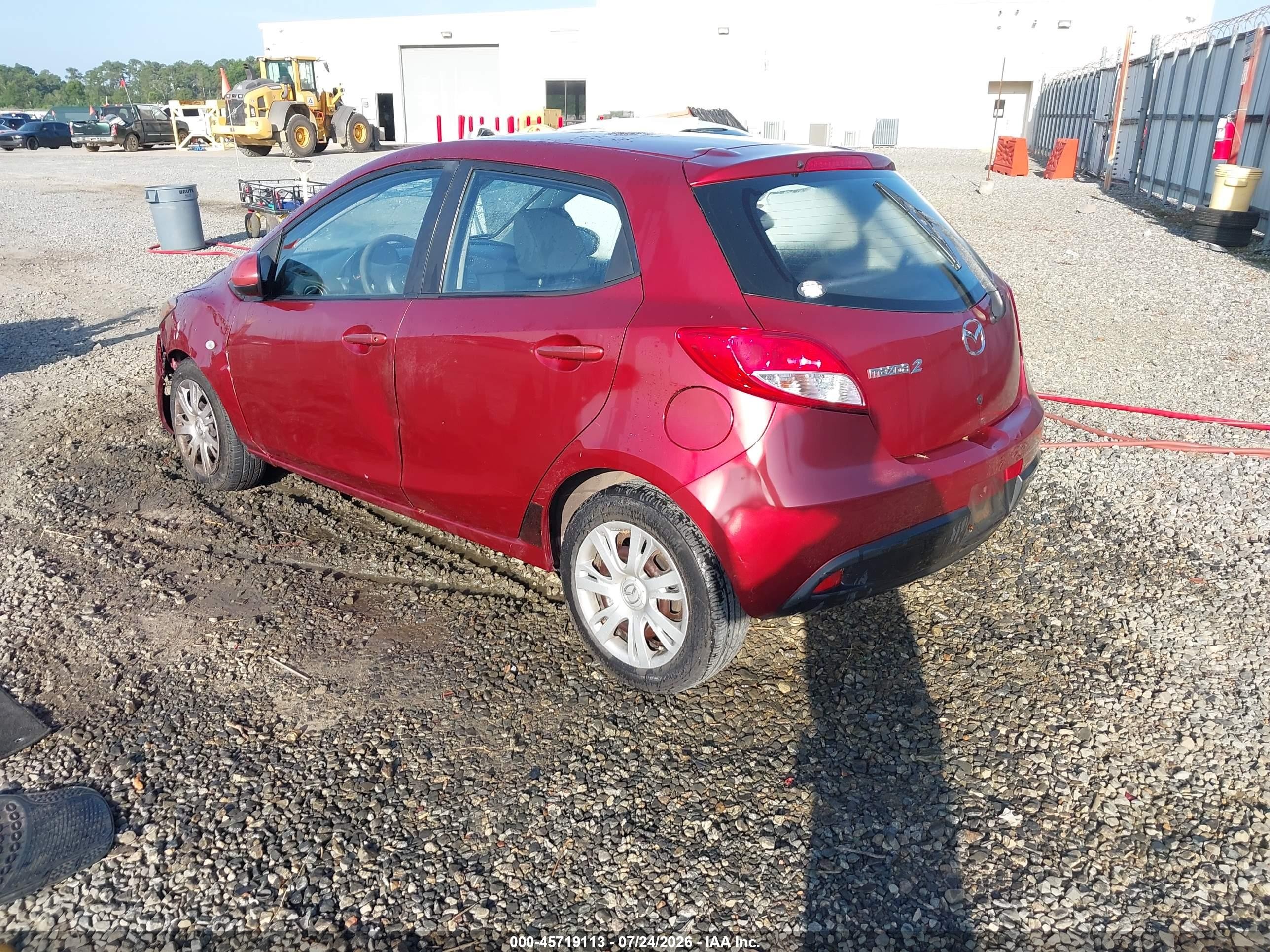 2014 Mazda Mazda2 Sport Maroon vin: JM1DE1KZ6E0173632