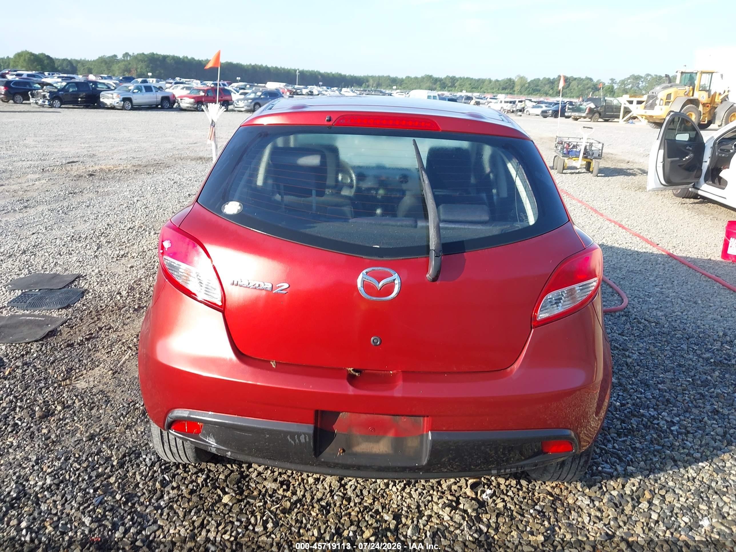 2014 Mazda Mazda2 Sport Maroon vin: JM1DE1KZ6E0173632