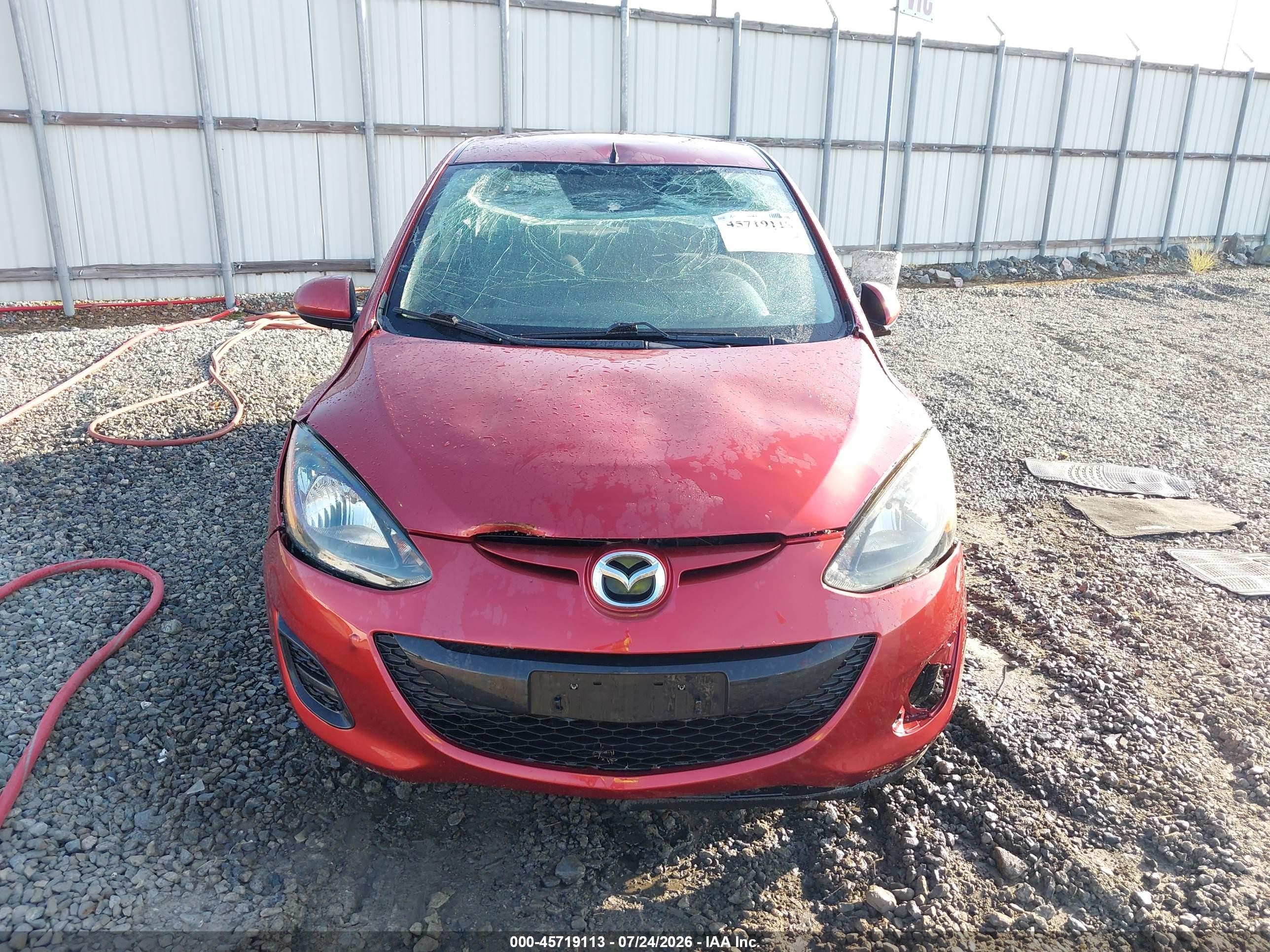 2014 Mazda Mazda2 Sport Maroon vin: JM1DE1KZ6E0173632