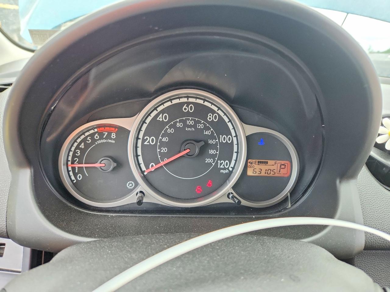 2012 Mazda Mazda2 Blue vin: JM1DE1KZ7C0147103