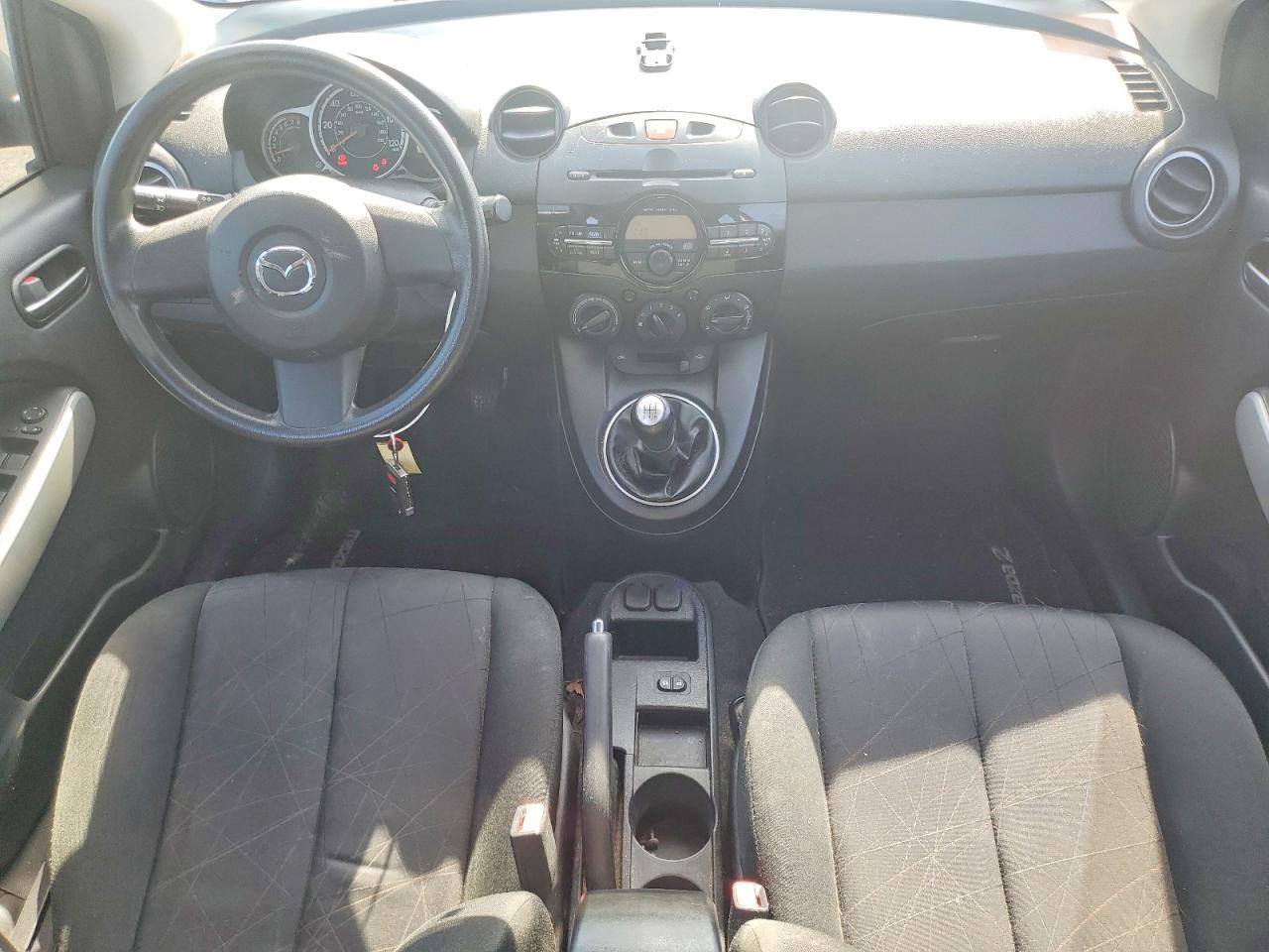 2013 Mazda Mazda2 Black vin: JM1DE1KZ7D0155848