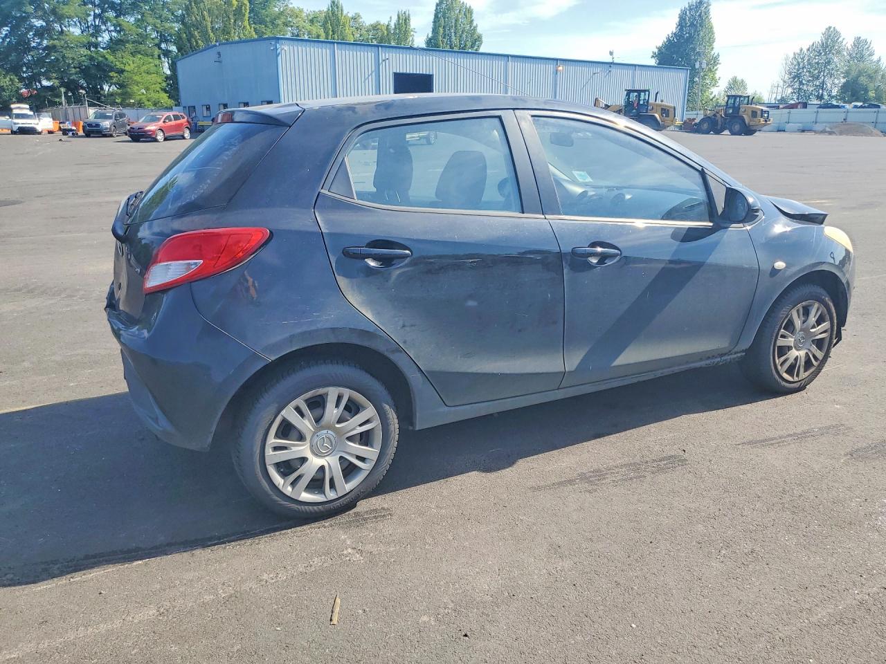 2013 Mazda Mazda2 Black vin: JM1DE1KZ7D0155848