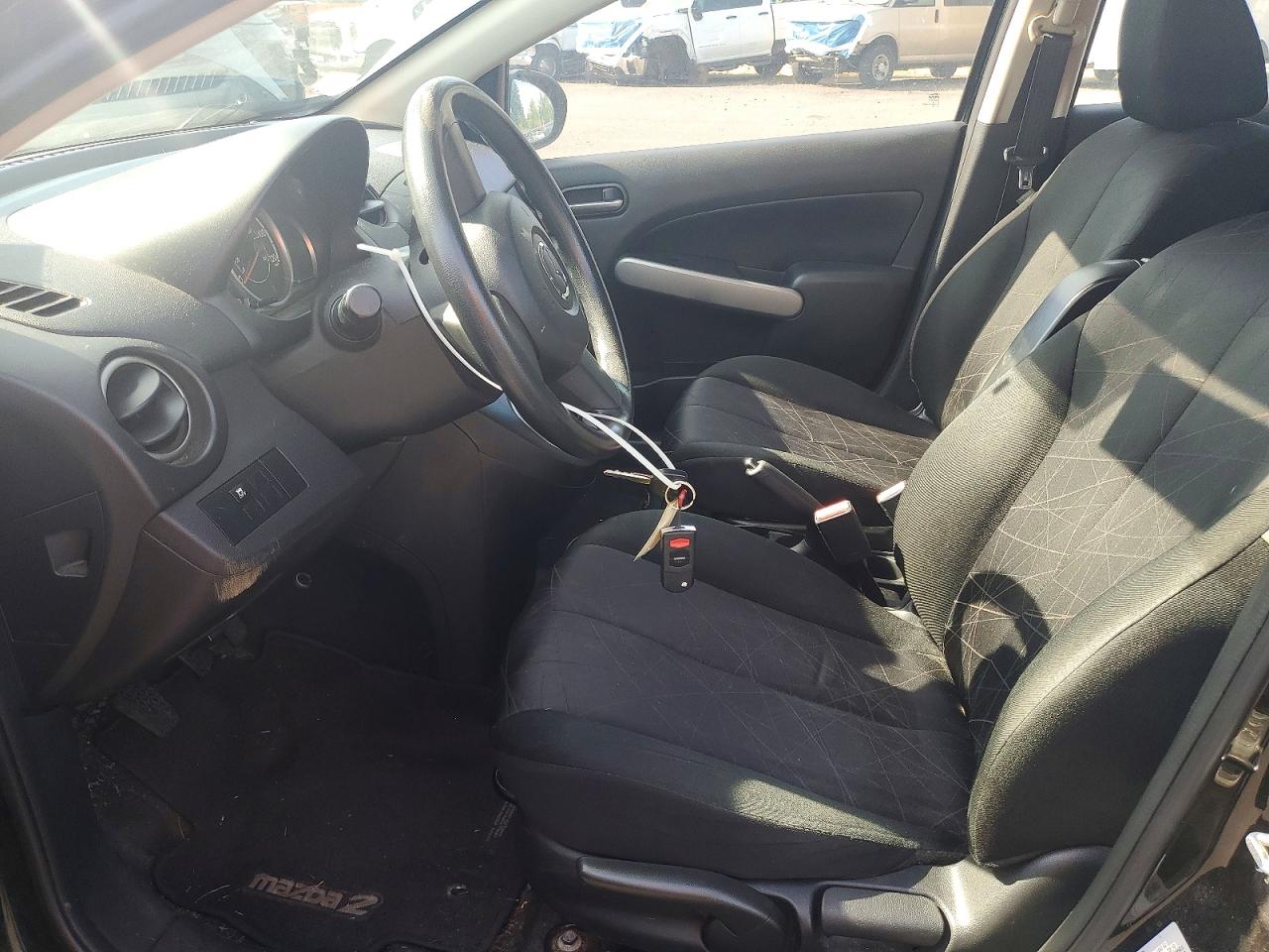 2013 Mazda Mazda2 Black vin: JM1DE1KZ7D0155848