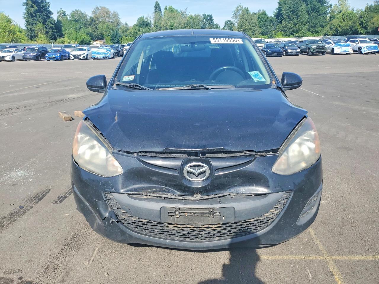 2013 Mazda Mazda2 Black vin: JM1DE1KZ7D0155848