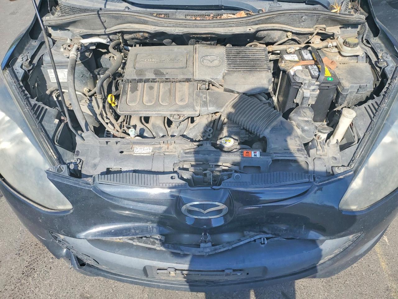 2013 Mazda Mazda2 Black vin: JM1DE1KZ7D0155848