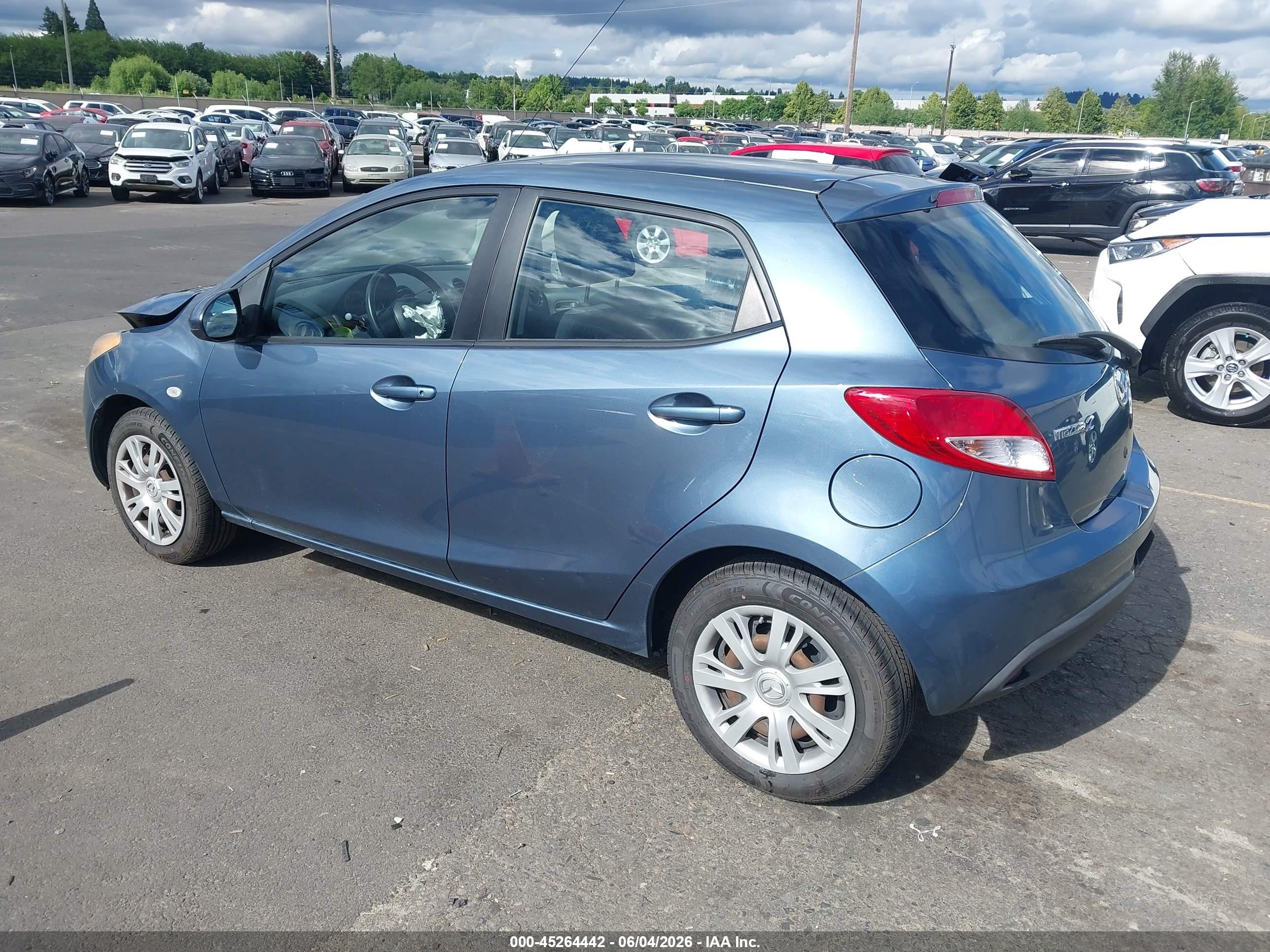 2014 Mazda Mazda2 Sport Blue vin: JM1DE1KZ7E0175504
