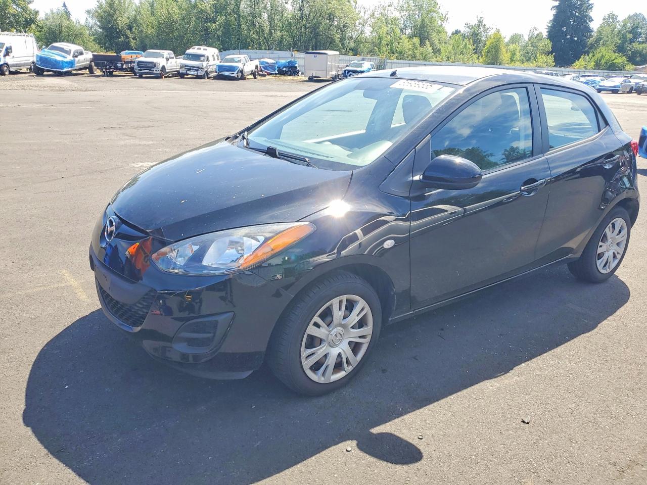 2012 Mazda Mazda2 Черный vin: JM1DE1KZ8C0147272
